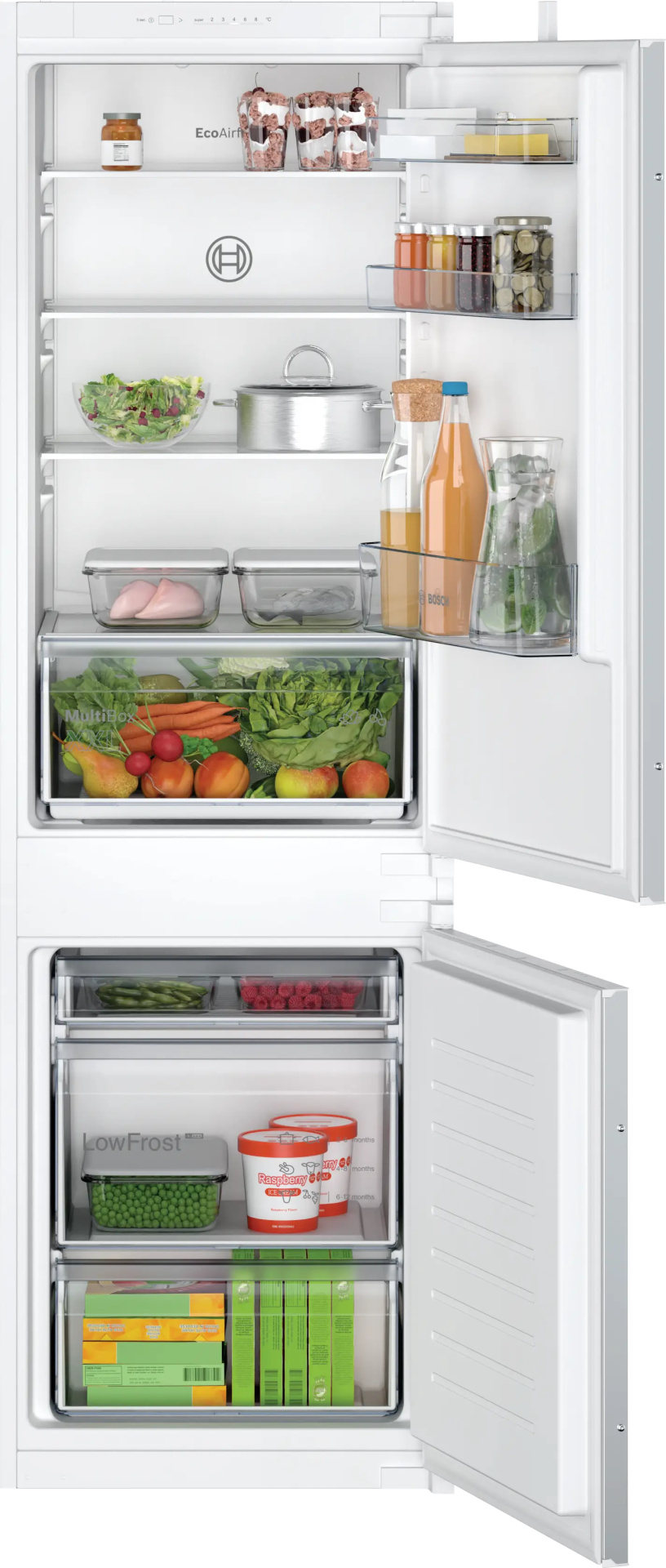 BOSCH SERIE 2 koel-/vriescombinatie - 178cm - KIV86NSE0