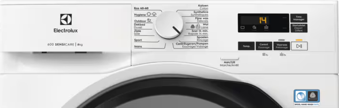 ELECTROLUX 600 Wasmachine 8 kg - EFI61X84G