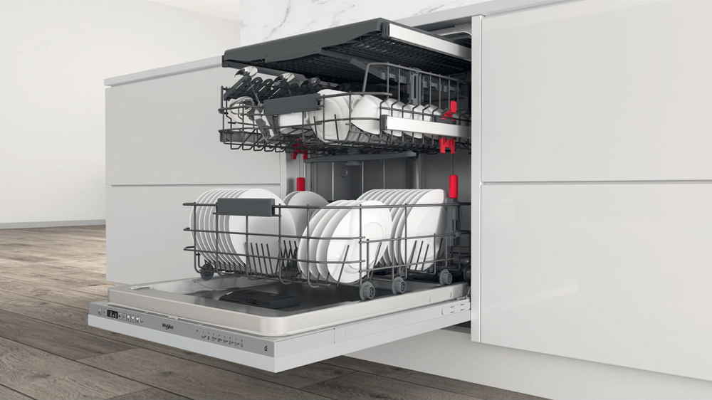 WHIRLPOOL vaatwasser volledig integreerbaar - WIC3C33F