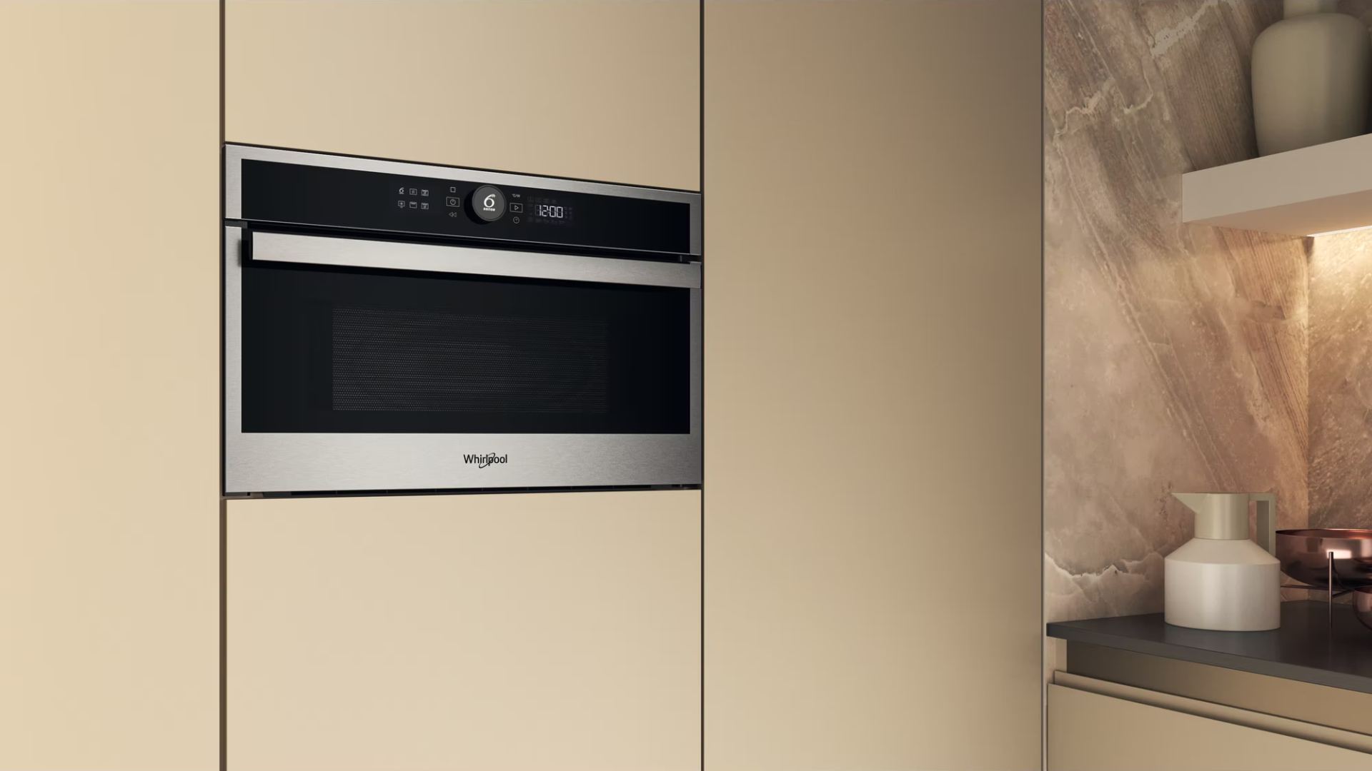 WHIRLPOOL microgolfoven met grill - 38cm - WMD44MX