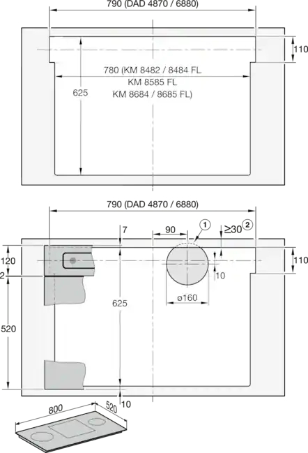 MIELE DAD6880LEVANTARAMBIENT