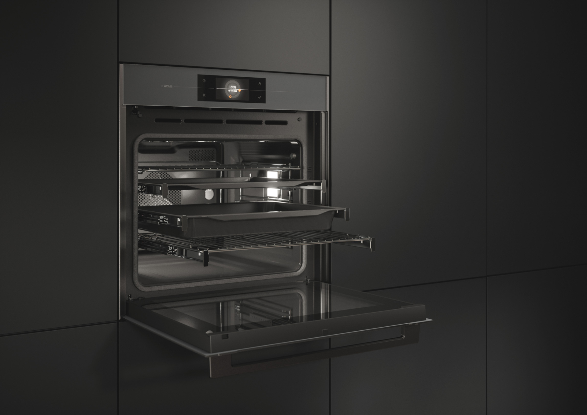 ATAG multifunctionele oven met microgolfoven - 60cm - ZX6685M