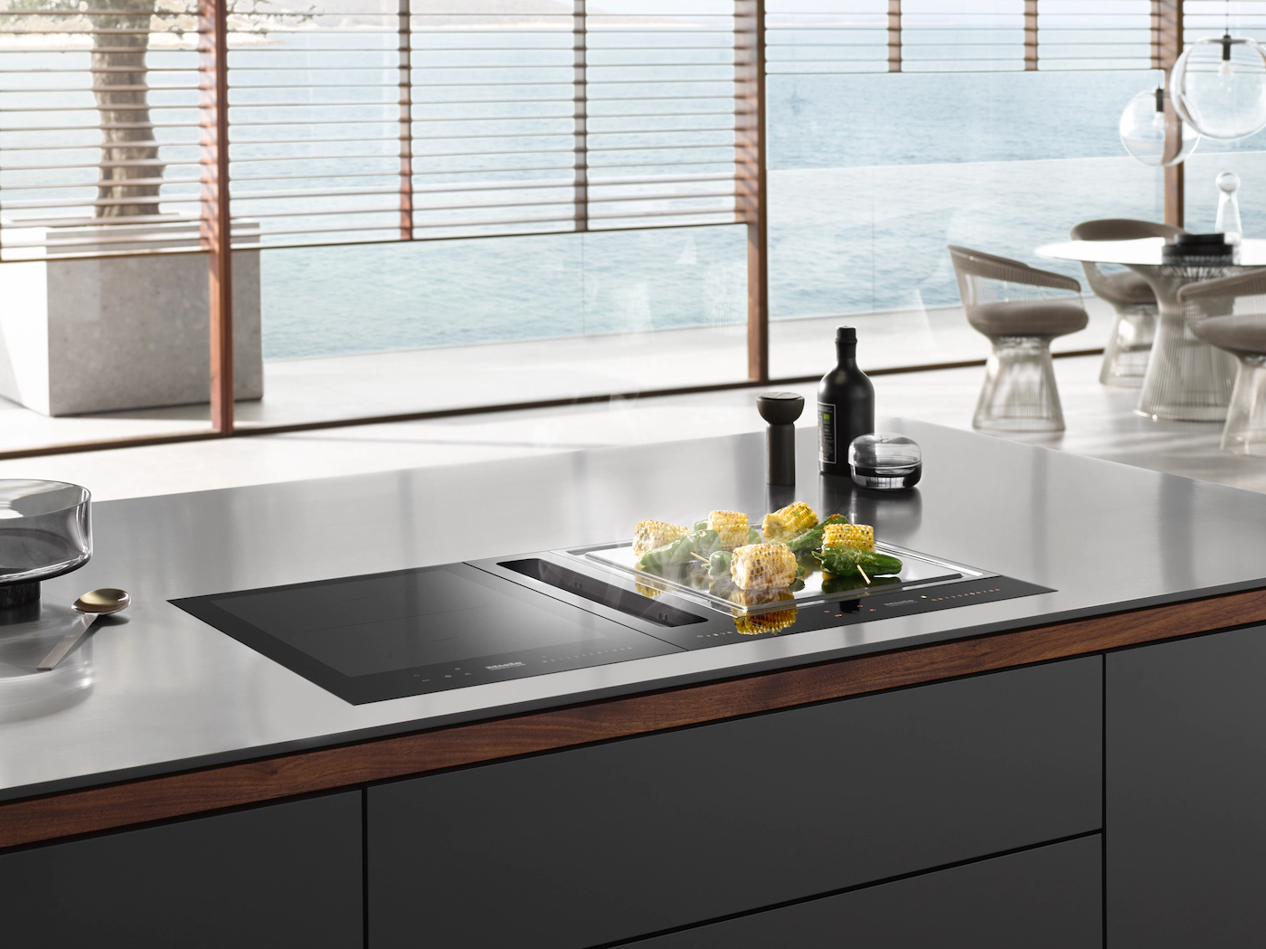 MIELE SMARTLINE werkbladdampkap - 12cm - CSDA7001FL