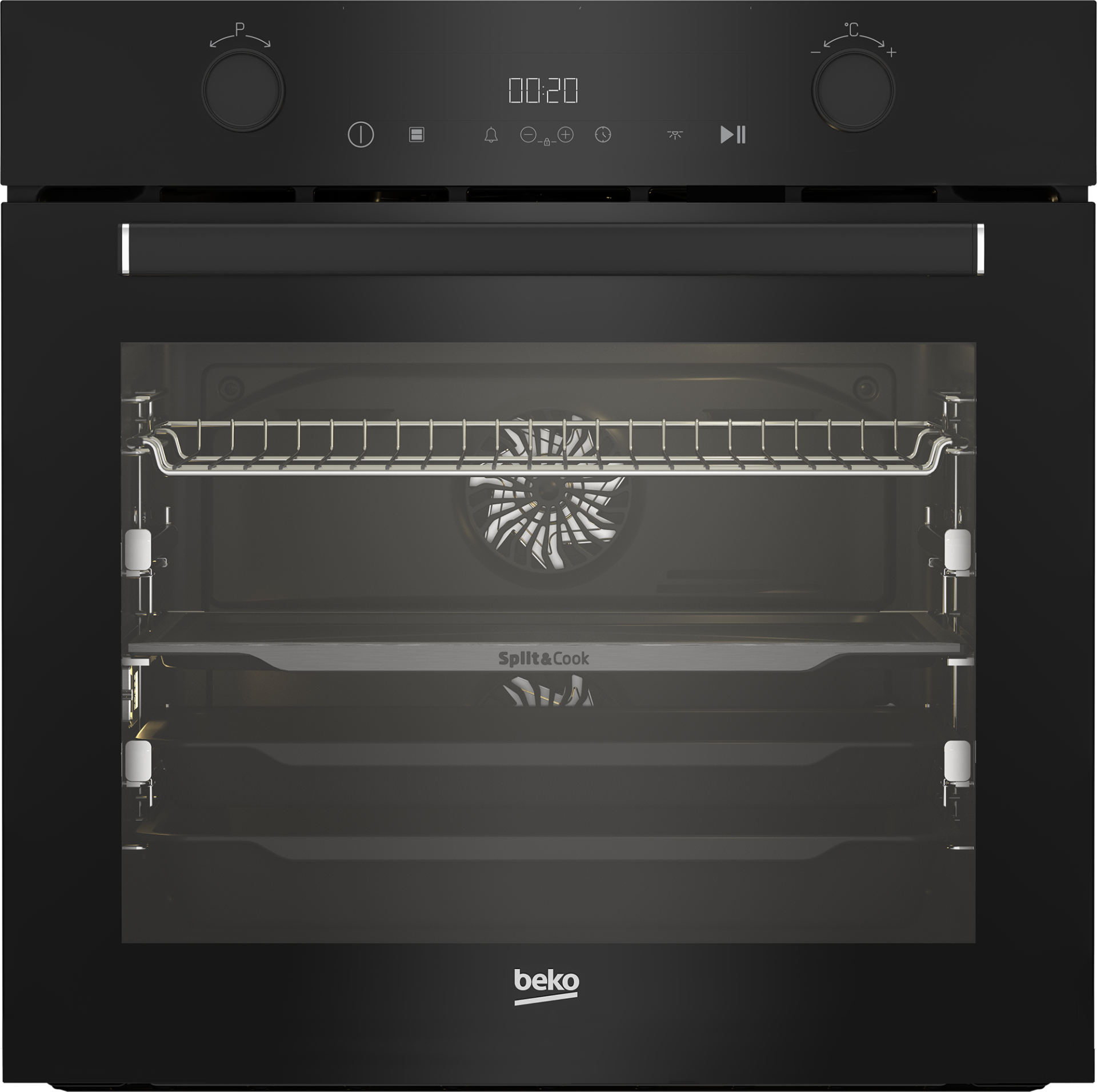 BEKO multifunctionele oven met stoomtoevoeging - 60cm  - BBVM17400BDS