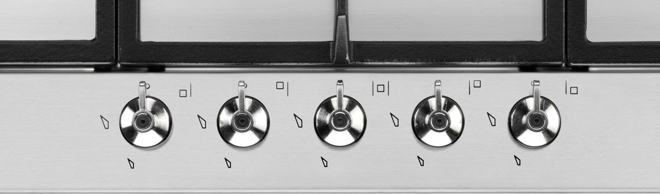 SMEG gaskookplaat - 72cm - PX375