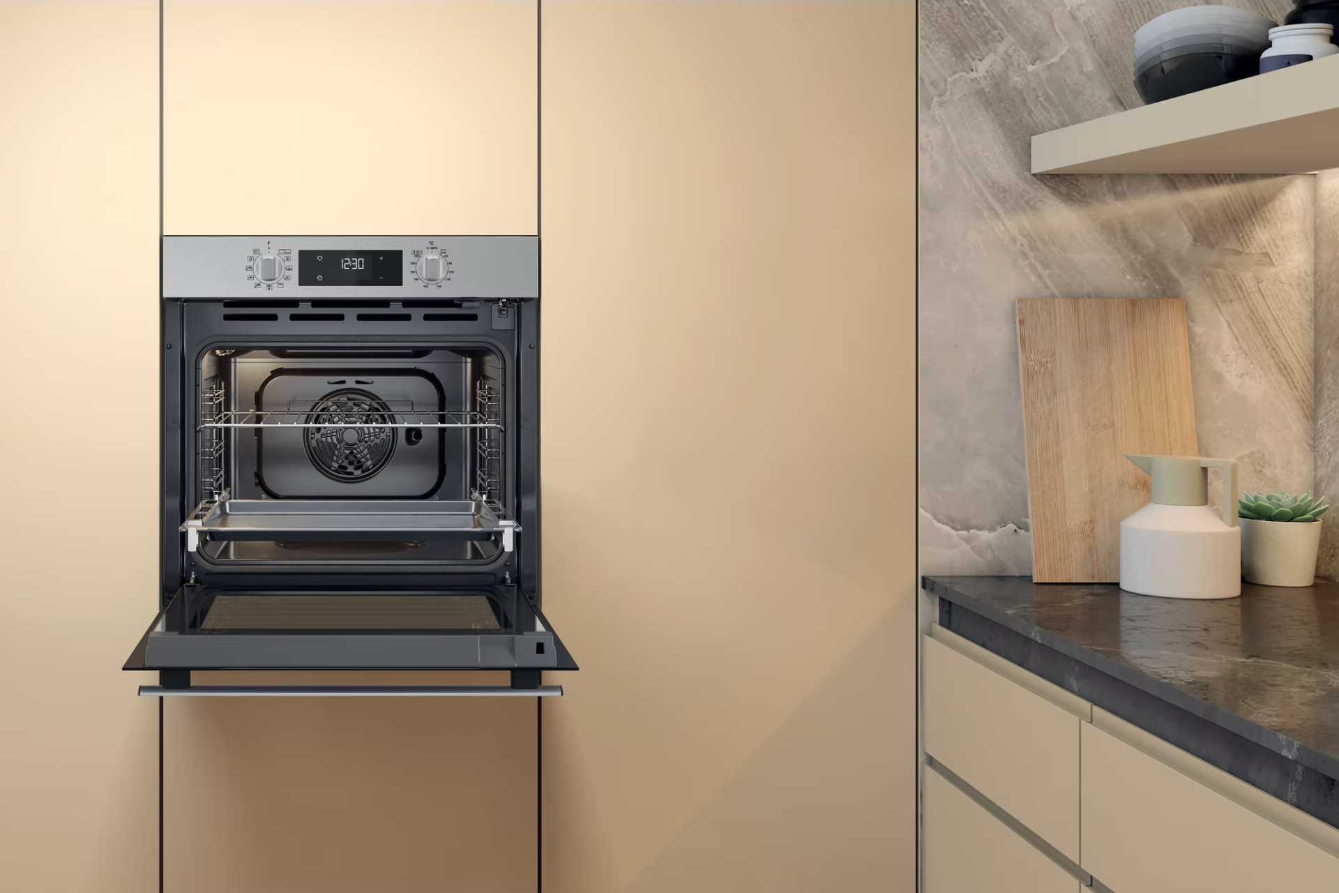 WHIRLPOOL NEW ACTUAL multifunctionele oven - 60cm - OMR58RR1X