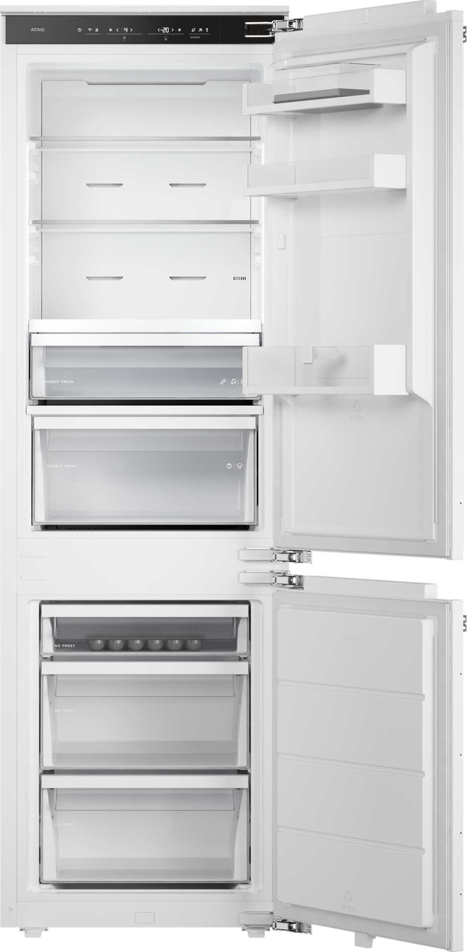 ATAG Inbouw koel-vriescombinatie - KDC8178NC