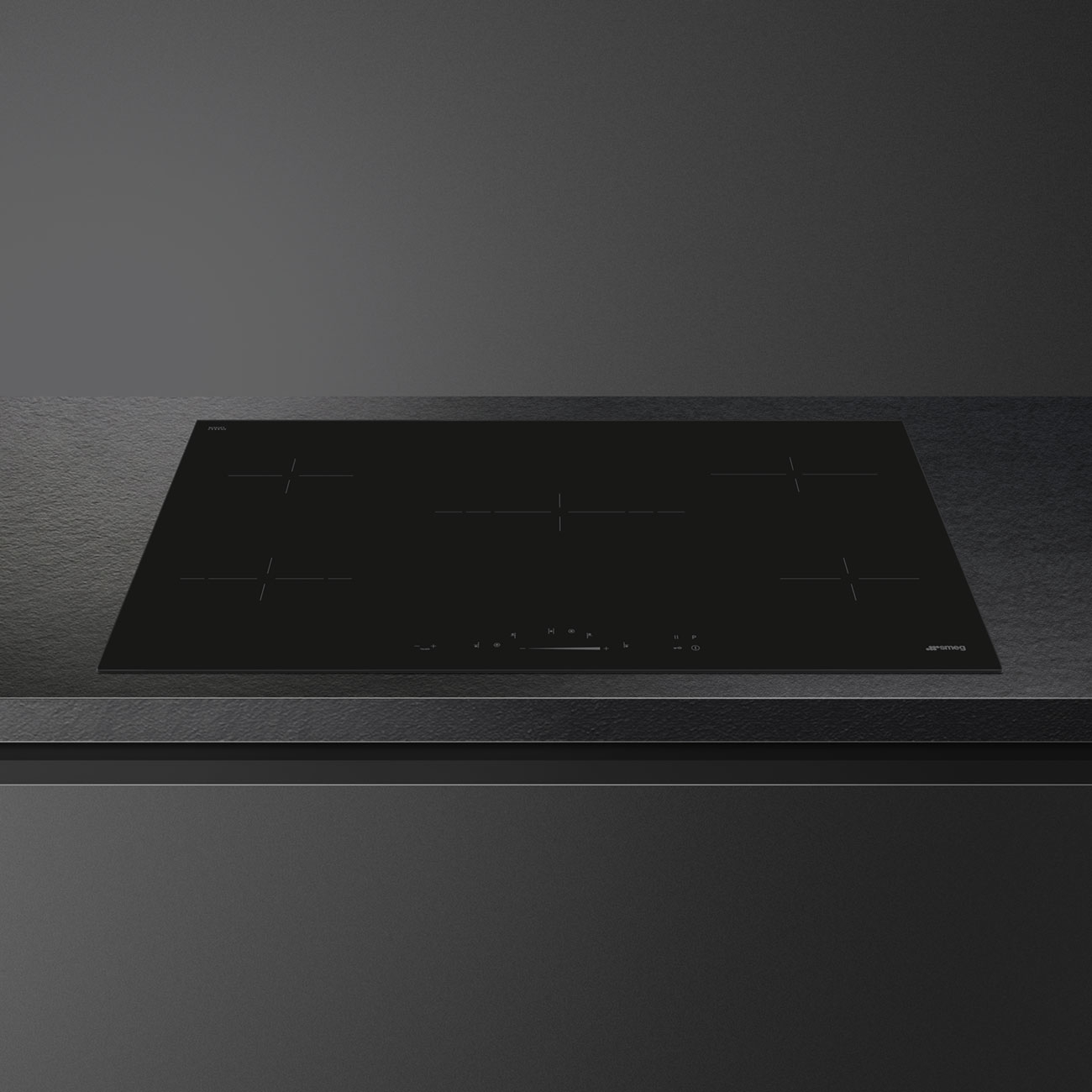 SMEG vitrokeramische kookplaat - 90cm - SE495ETD