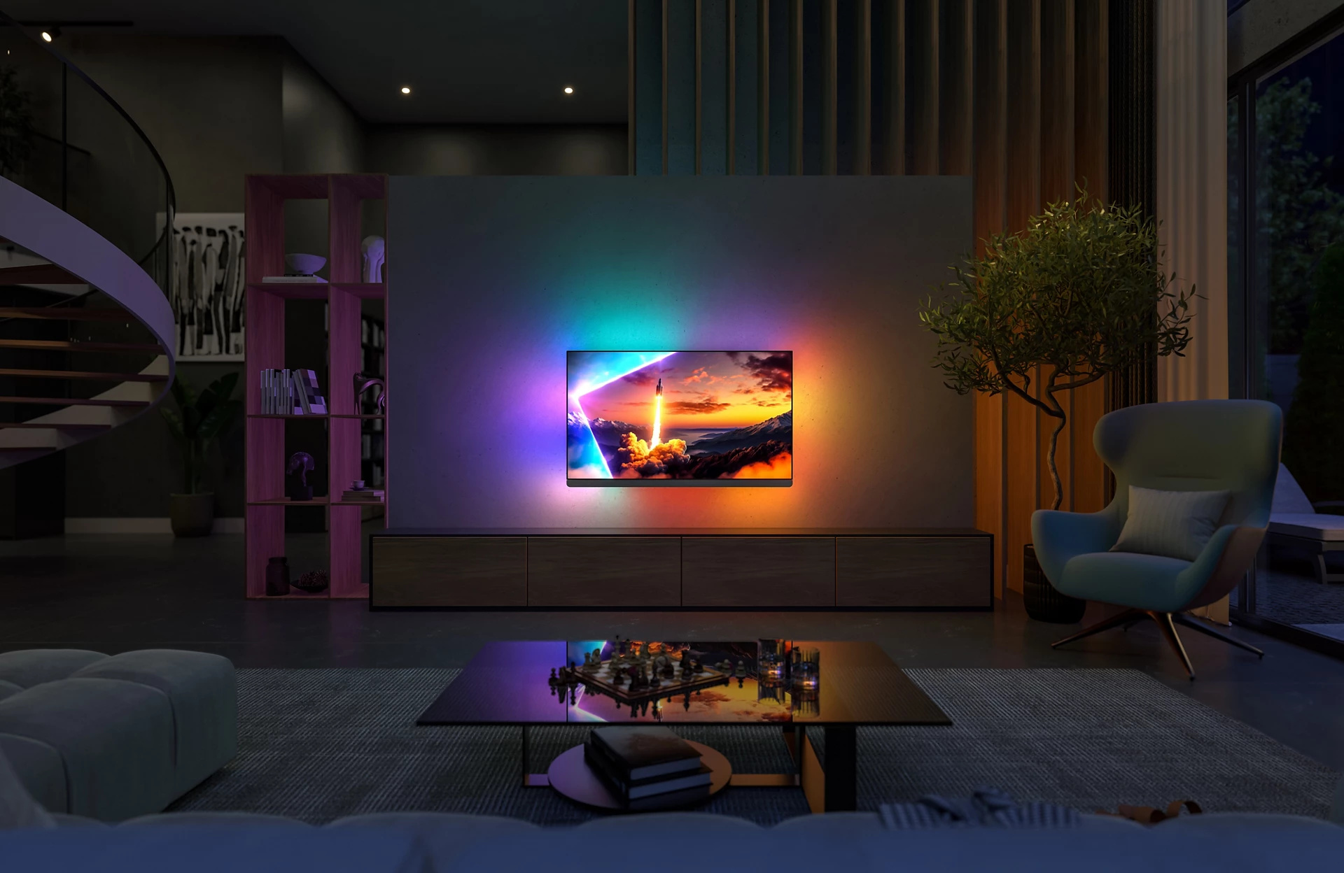 PHILIPS Televisie 77" OLED 4K (UHD) - 77OLED910/12