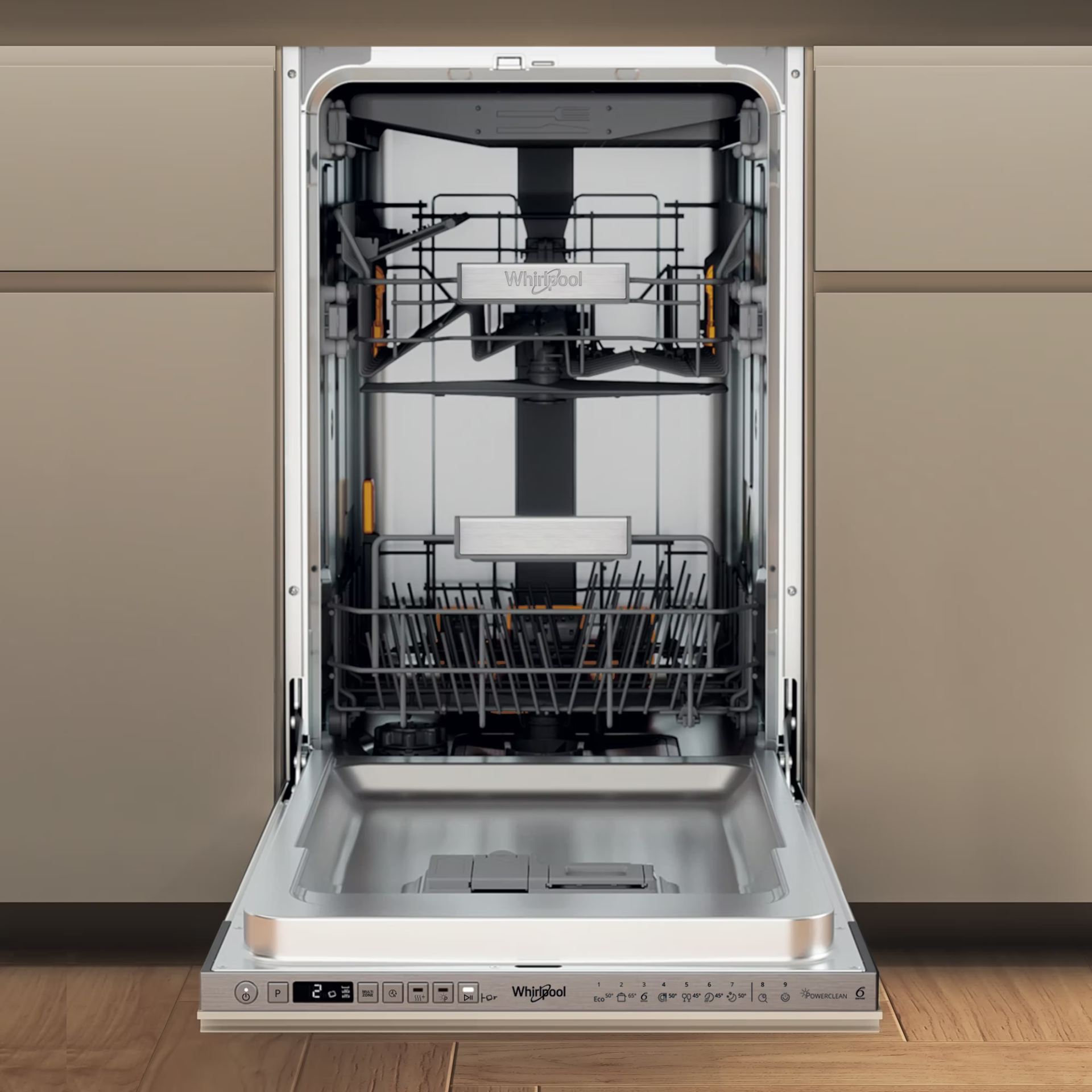 WHIRLPOOL vaatwasser volledig integreerbaar - WH6IB10BS7LA0