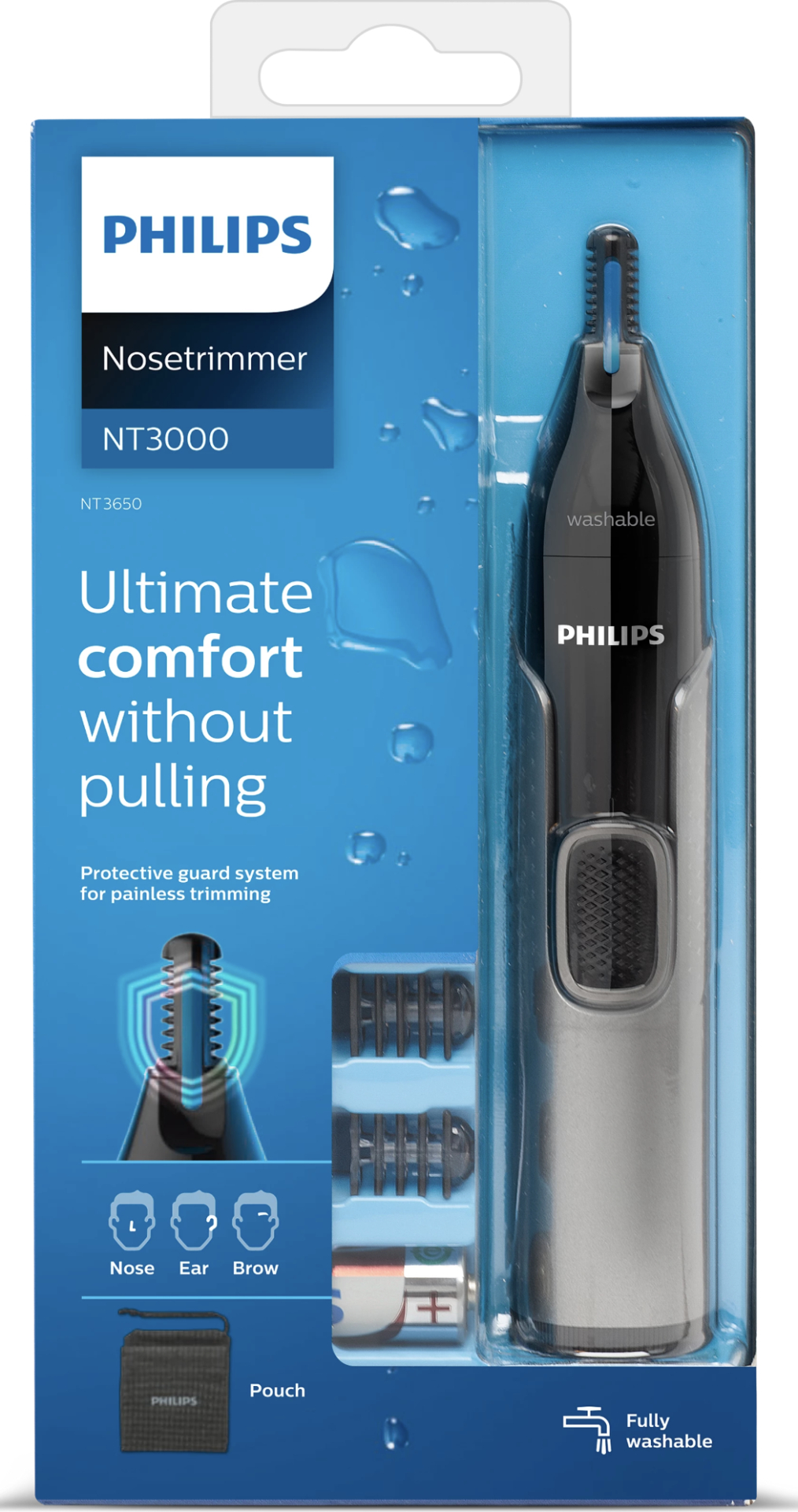 PHILIPS neus- en oortrimmer - PHNT3650/16