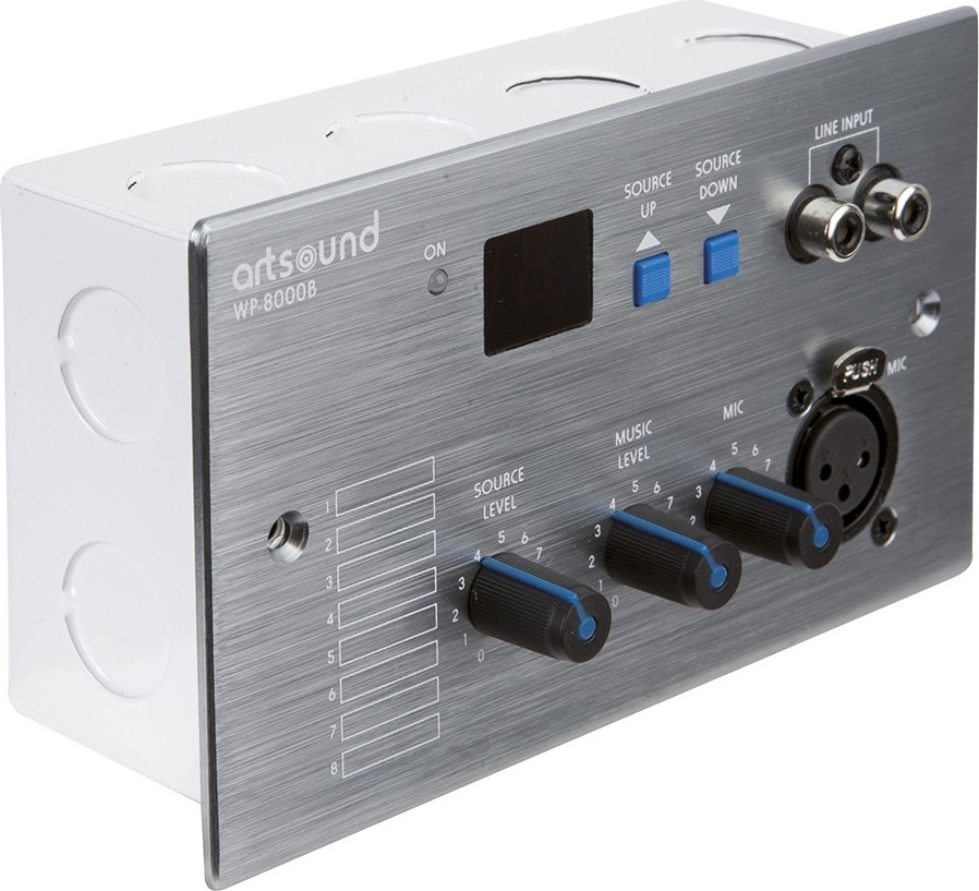 ARTSOUND bediening - WP-8000B