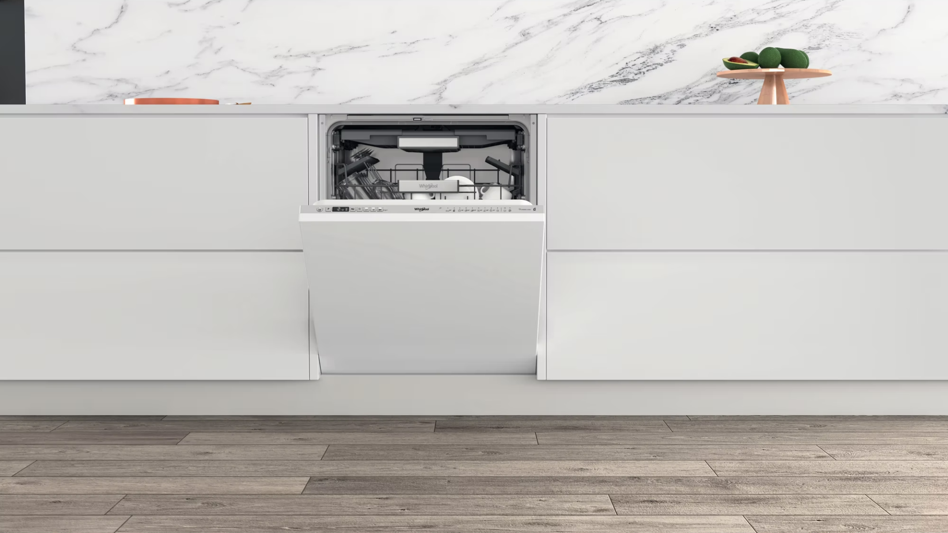 WHIRLPOOL vaatwasser volledig integreerbaar - WIO3T133PLE