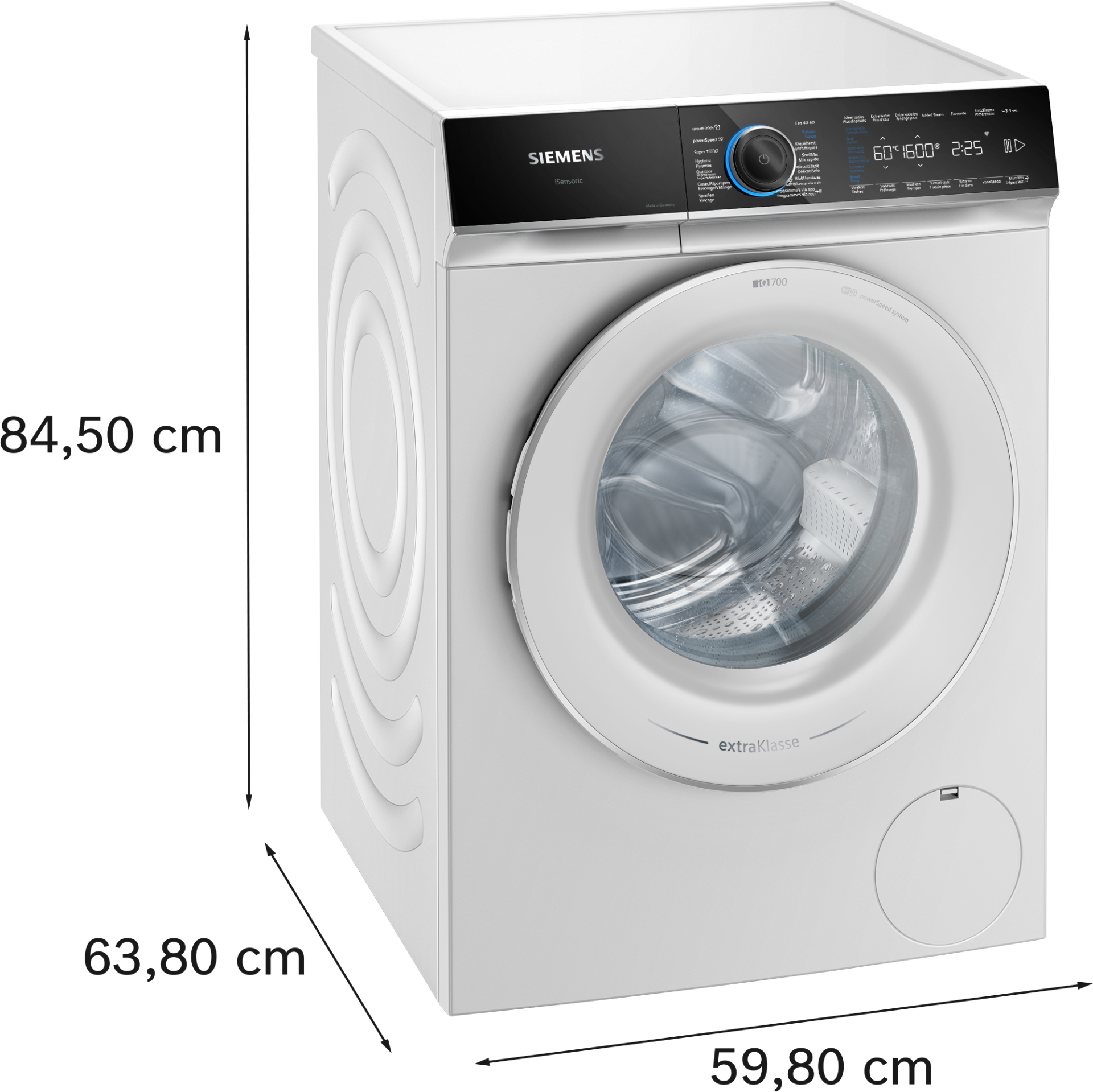 SIEMENS IQ700 Wasmachine 10 kg - WG56B20SFG
