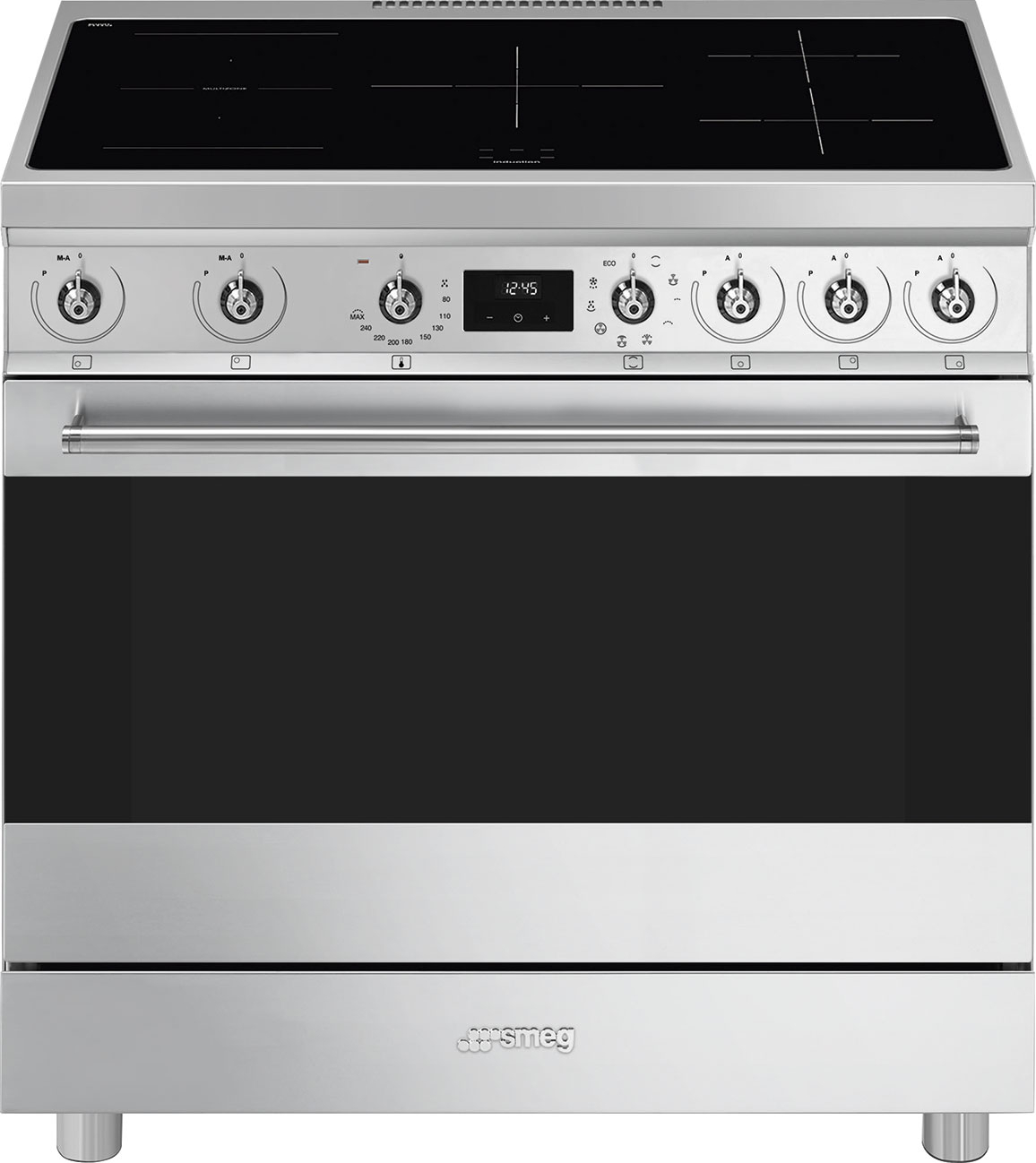 SMEG fornuis met inductie kookplaat - 90cm - C9IMX2