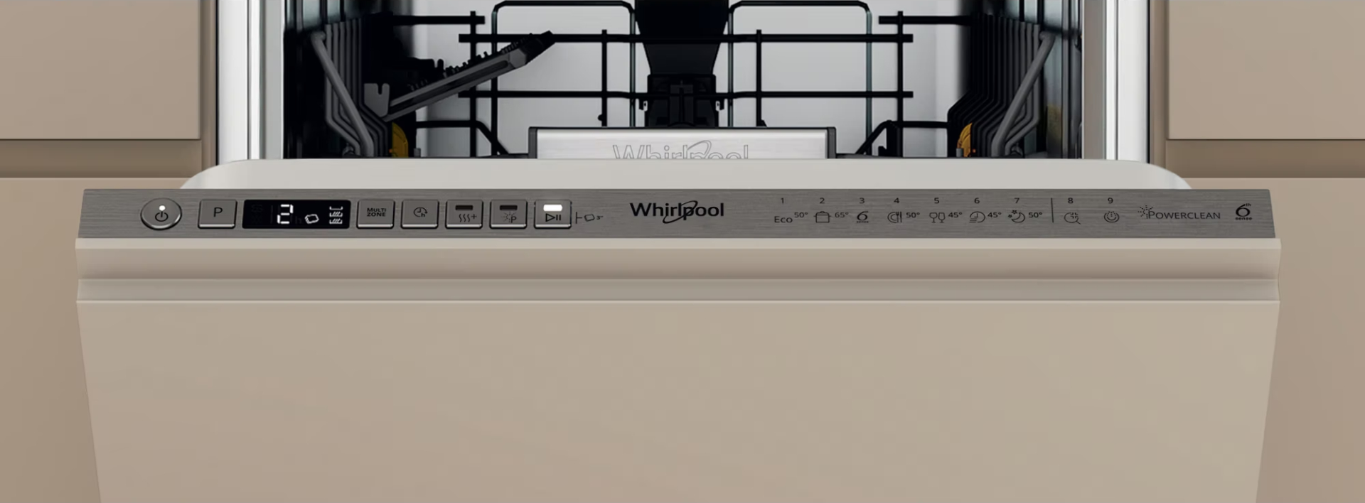 WHIRLPOOL vaatwasser volledig integreerbaar - WH6IB10BS7LA0