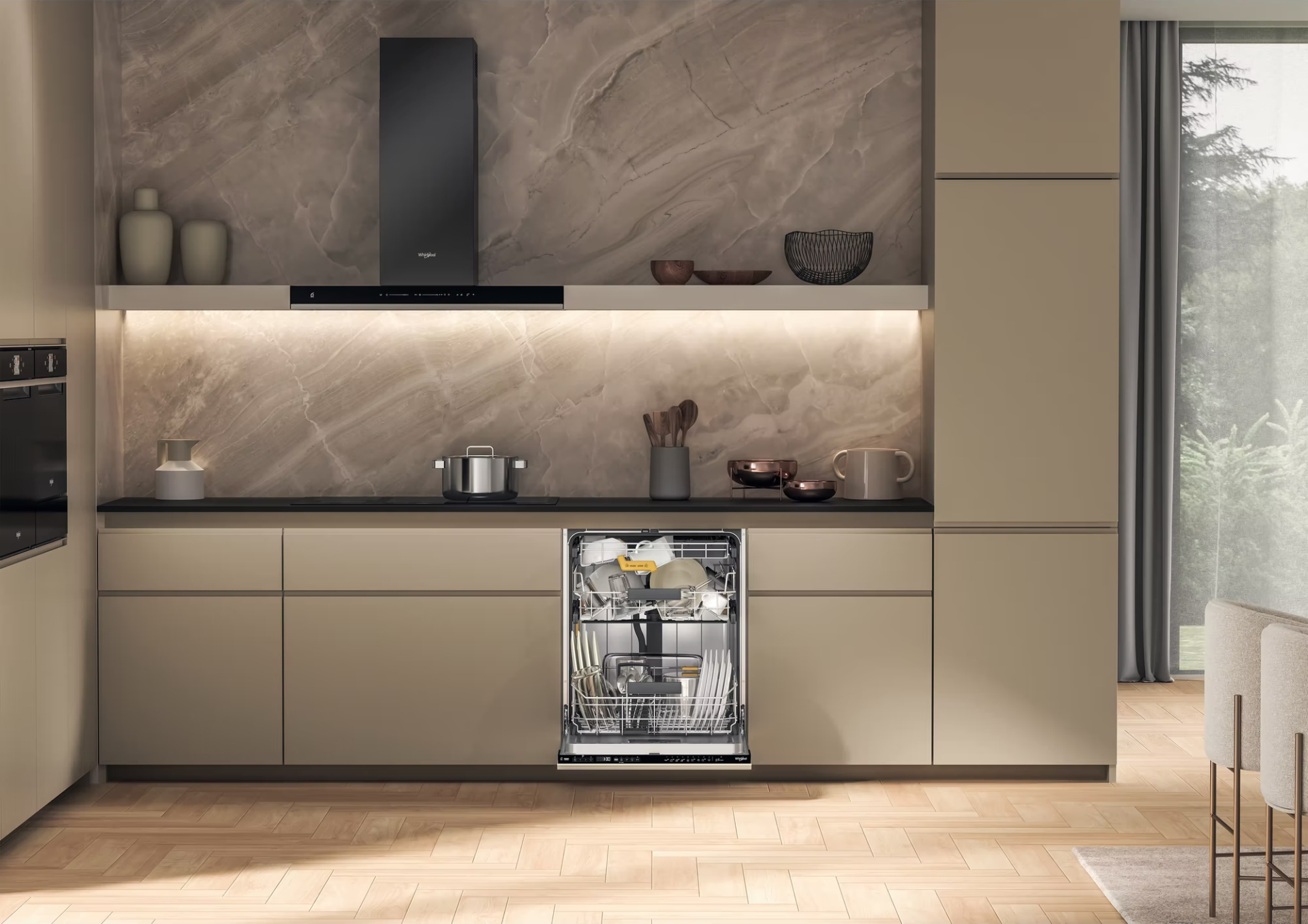 WHIRLPOOL vaatwasser volledig integreerbaar - WH8IPB14AM6L0