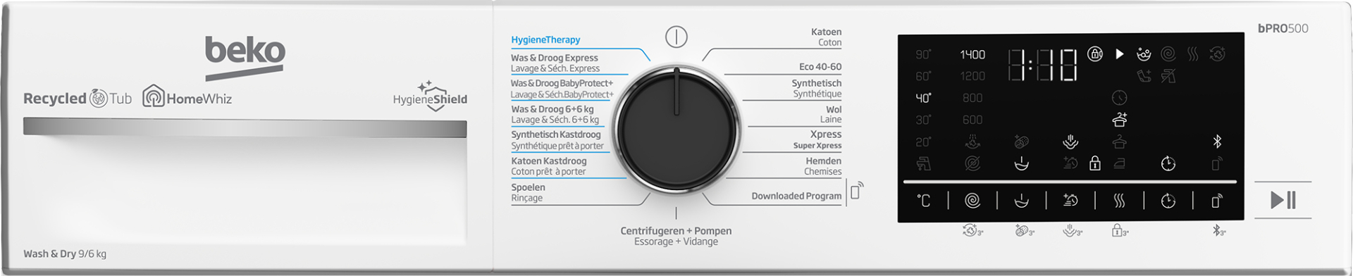 BEKO was- droogcombinatie - B5DT59442W