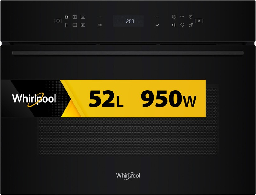 WHIRLPOOL multifunctionele oven - combi - 45cm - WCW7O7HTSSG