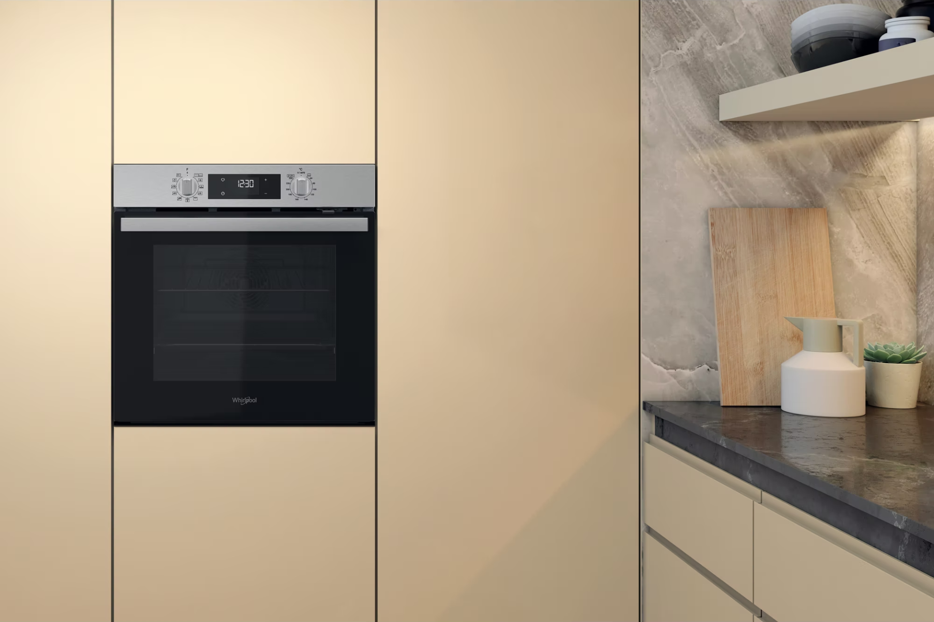 WHIRLPOOL NEW ACTUAL multifunctionele oven - 60cm - OMR58RR1X