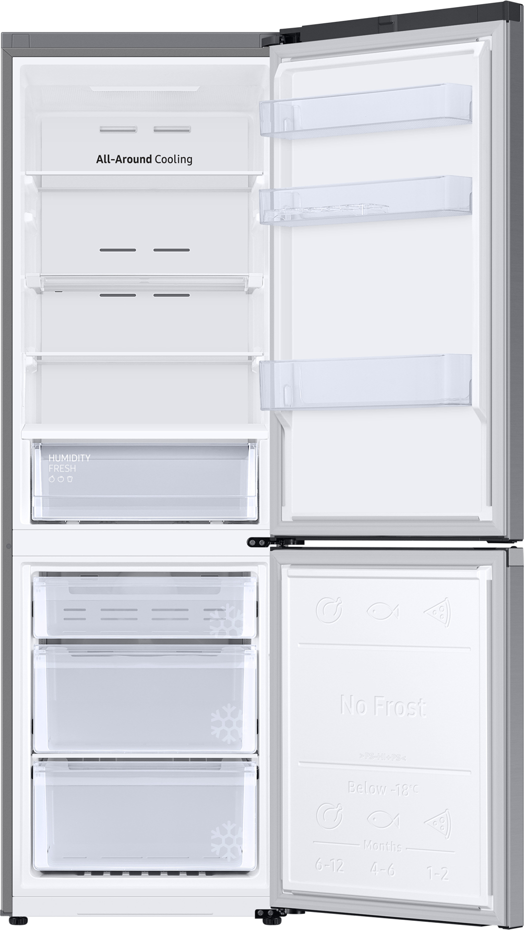 SAMSUNG Vrijstaande koel-vriescombinatie - RB34C671DS9/EF