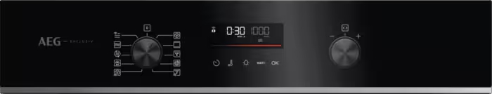 AEG 6000 multifunctionele oven met microgolfoven - 45cm - TK6NK50FB