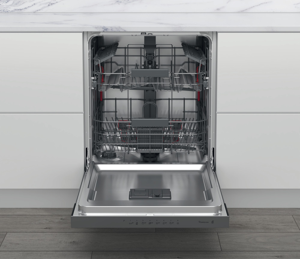 WHIRLPOOL vaatwasser met bedieningspaneel - WBC3C34PX