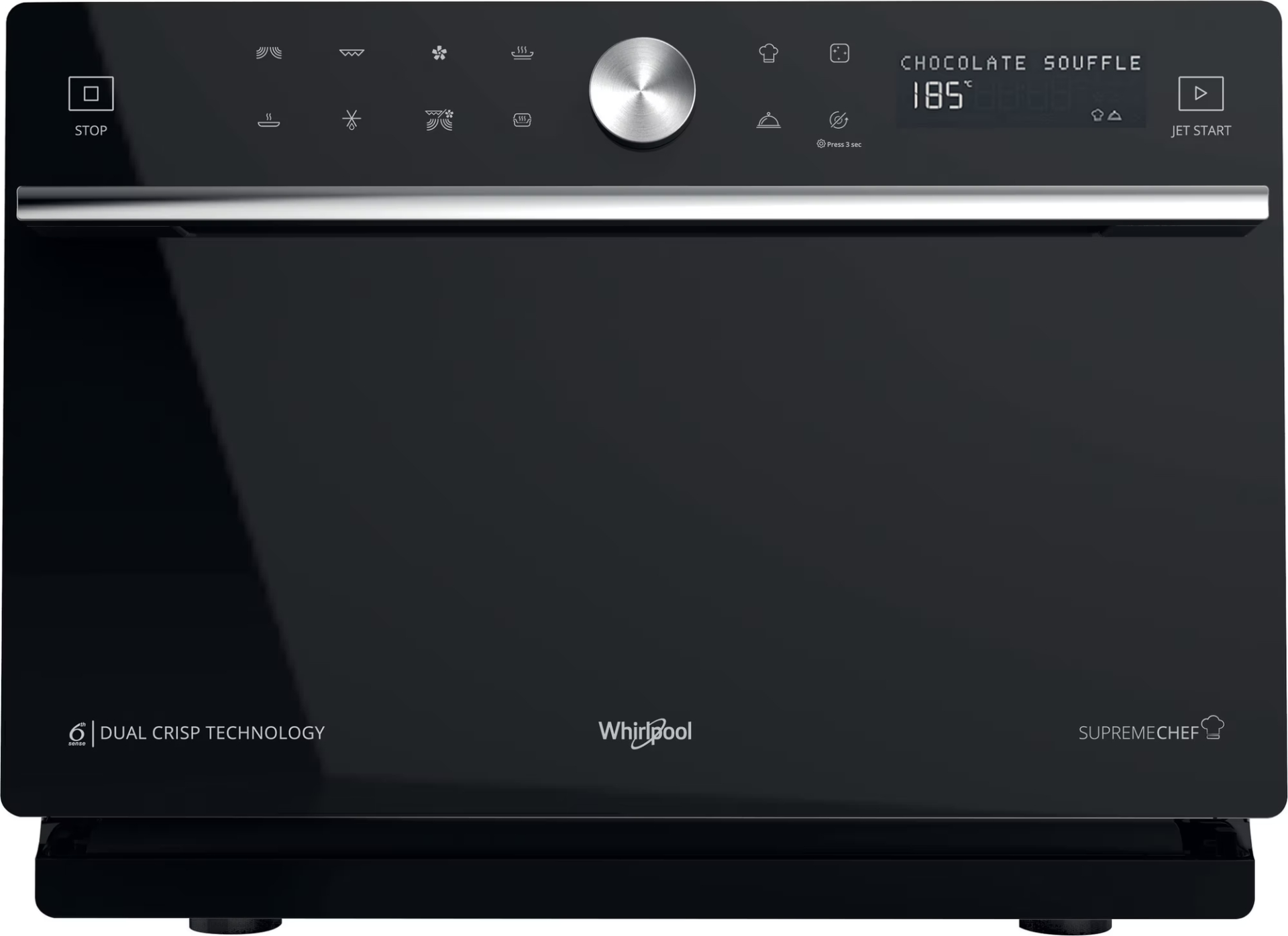 WHIRLPOOL vrijstaande microgolfoven - combi - 37cm - MWSC9133SB