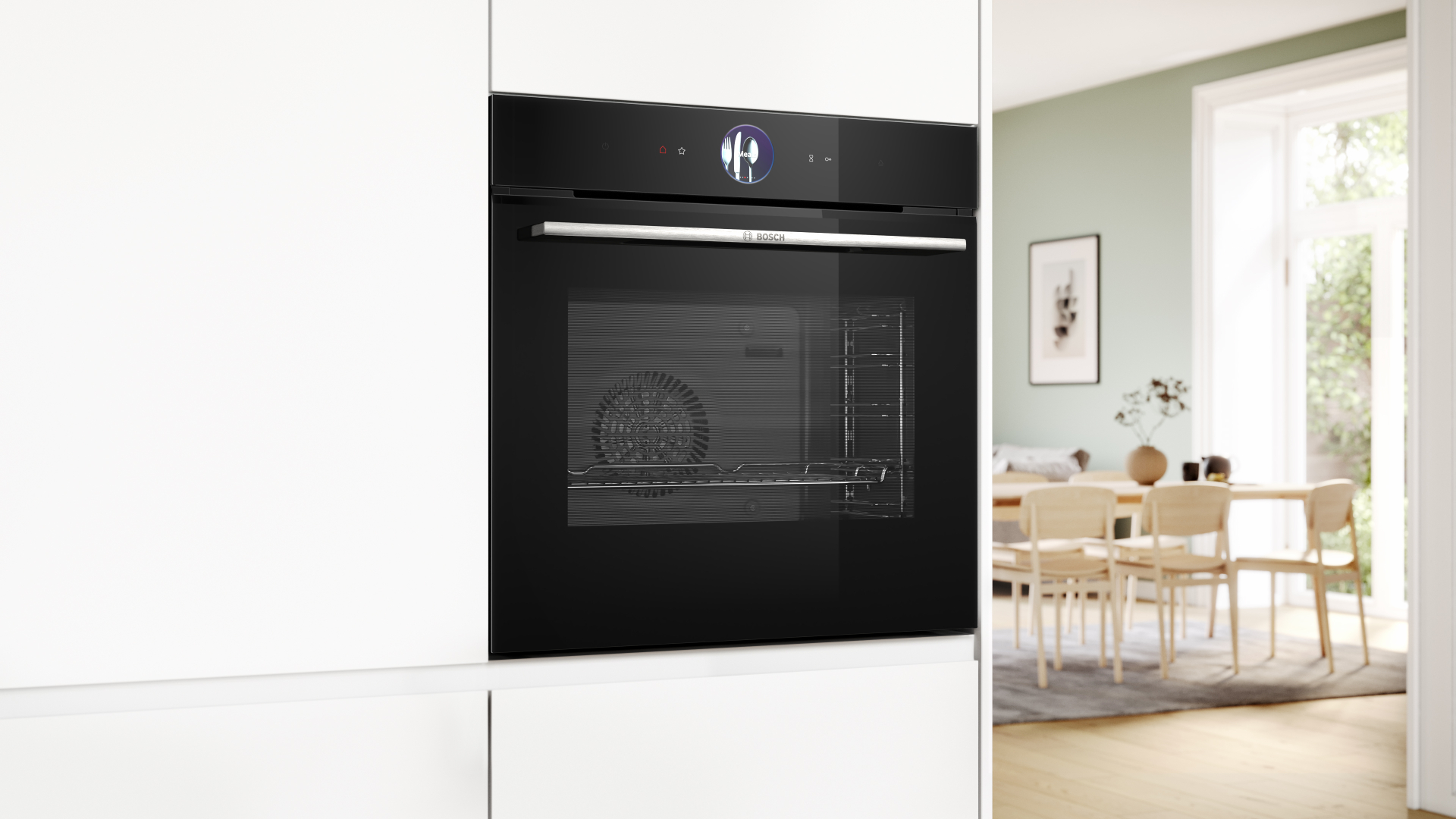 BOSCH SERIE 8 multifunctionele oven met stoom - 60cm - HSG7361B1