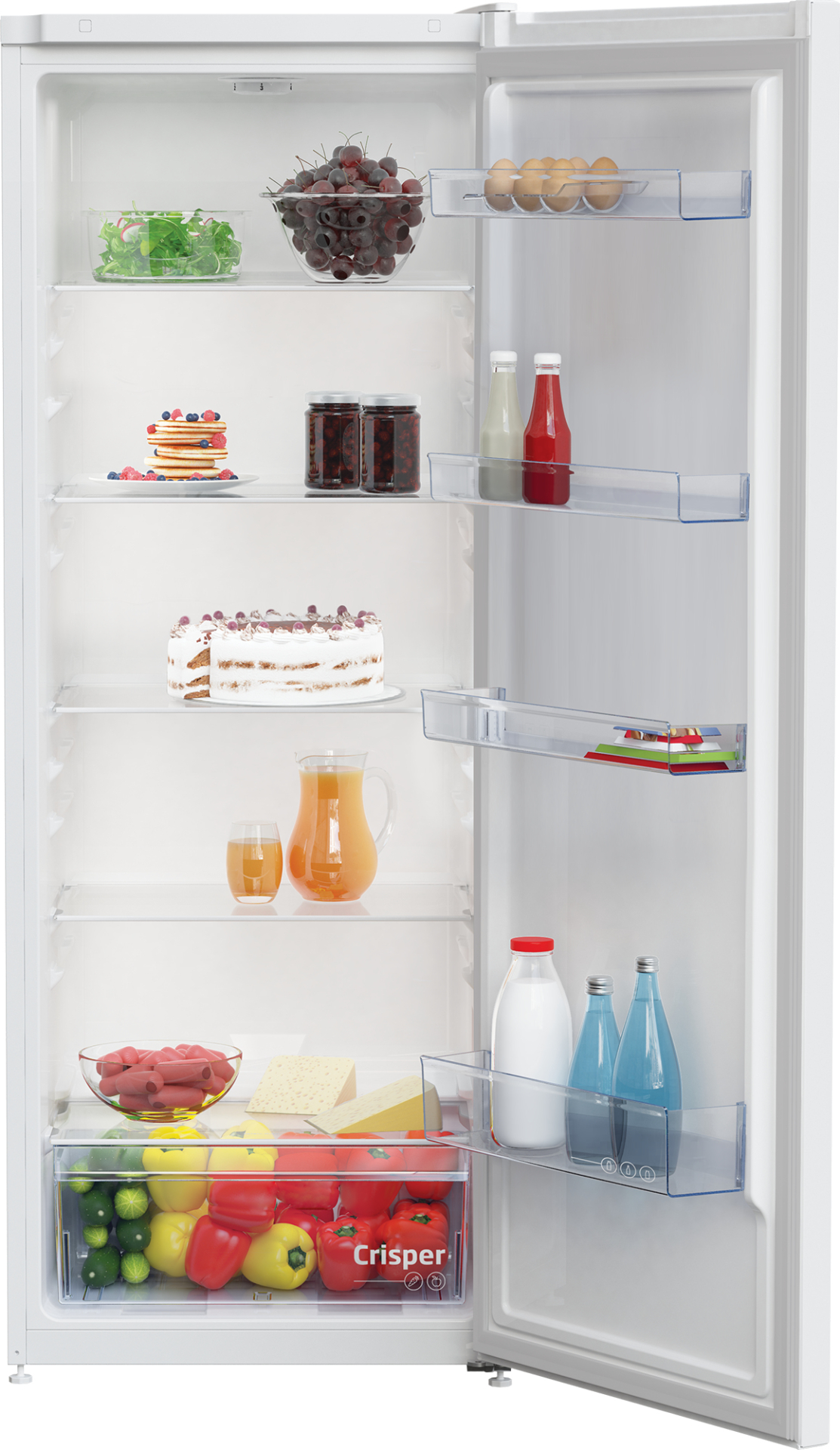 BEKO vrijstaande koelkast zonder vriesvak - 145cm - RSSE265K40WN