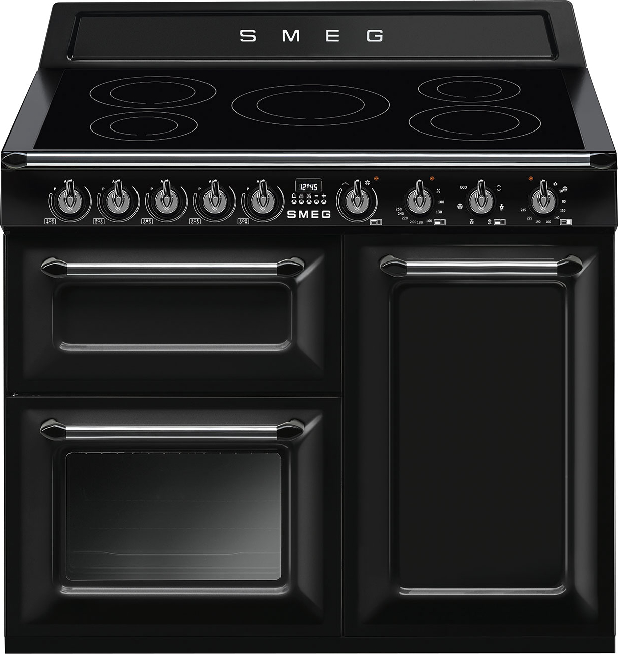 SMEG fornuis met inductie kookplaat - 100cm - TR103IBL2