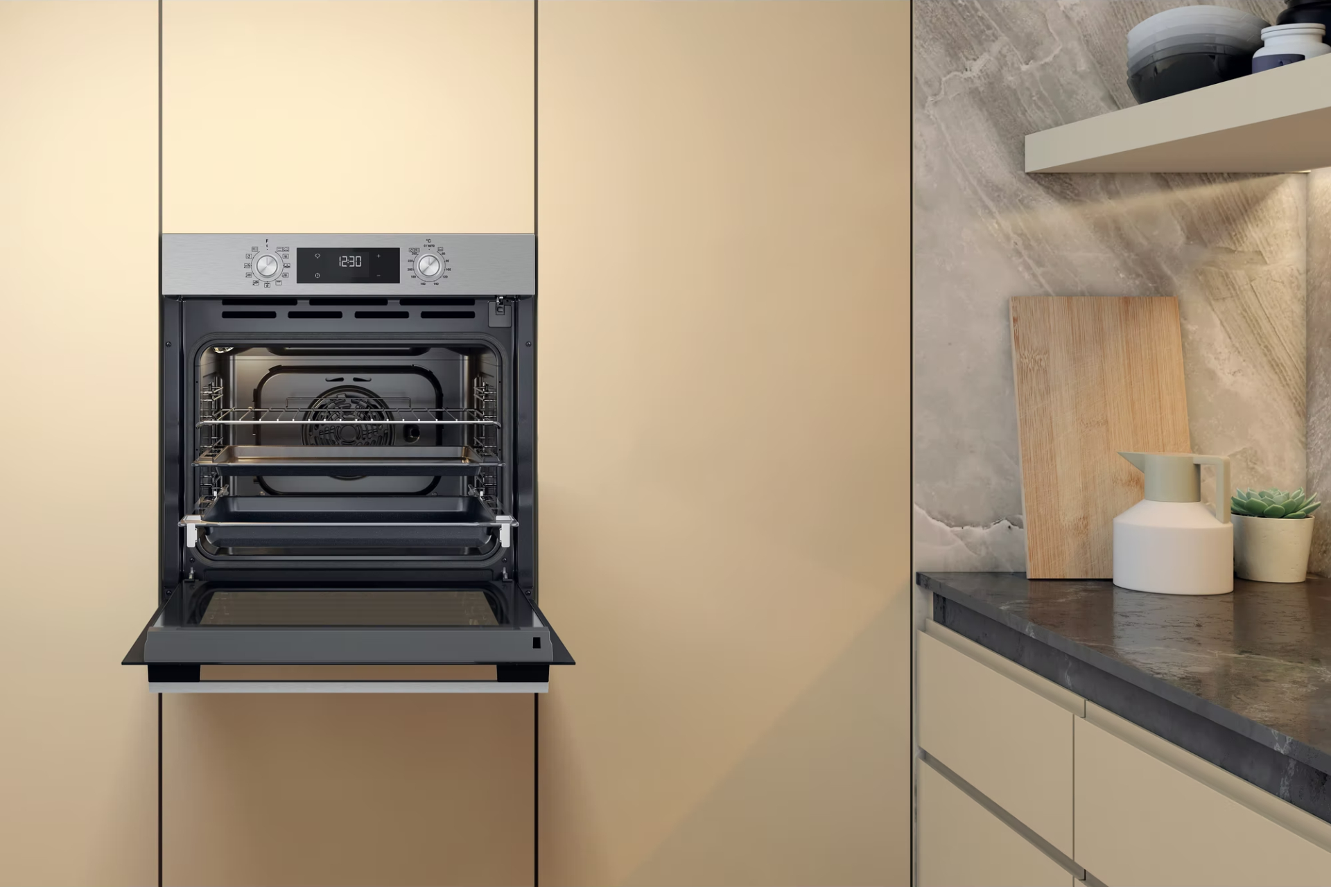 WHIRLPOOL NEW ACTUAL multifunctionele oven - 60cm - OMK58RU1X