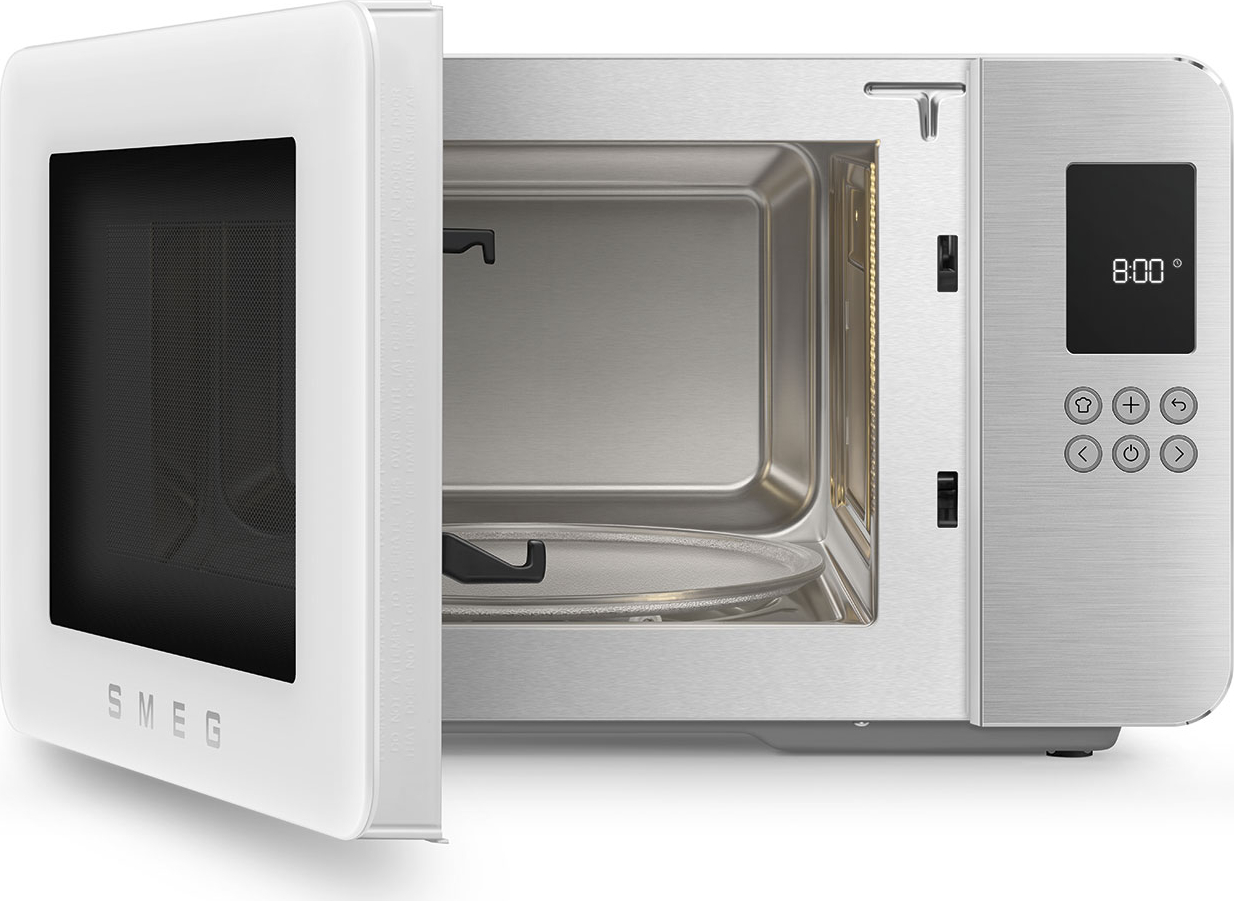 SMEG vrijstaande microgolfoven - 30cm - MOC01WHMEU