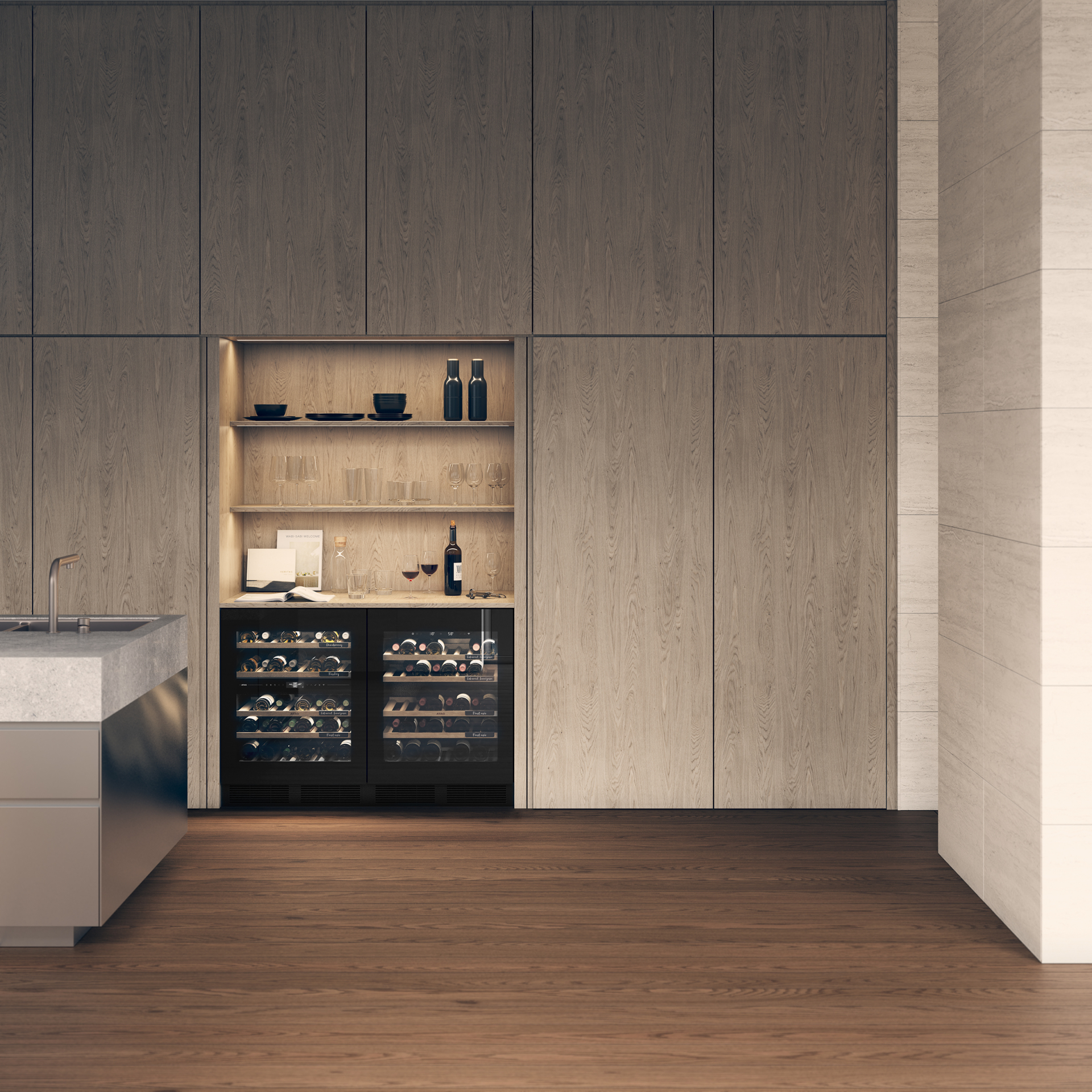 ATAG Inbouw wijnklimaatkast - KU8571K2C