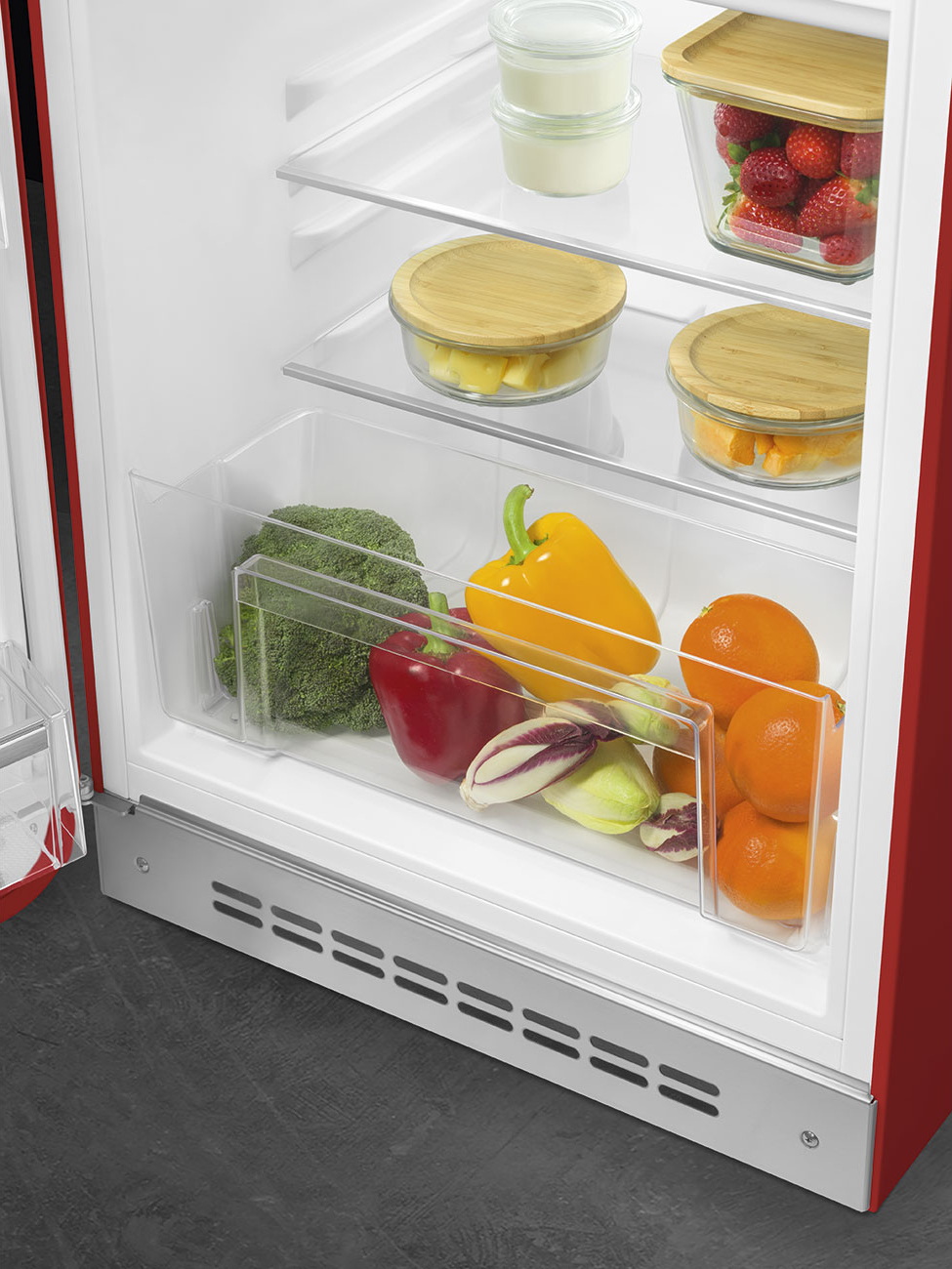 SMEG vrijstaande koelkast met vriesvak - 96cm - FAB10LRD6