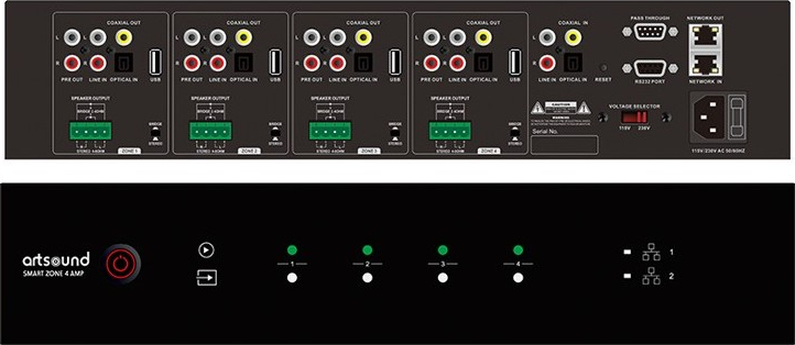 ARTSOUND versterker - SMARTZONE4AMP