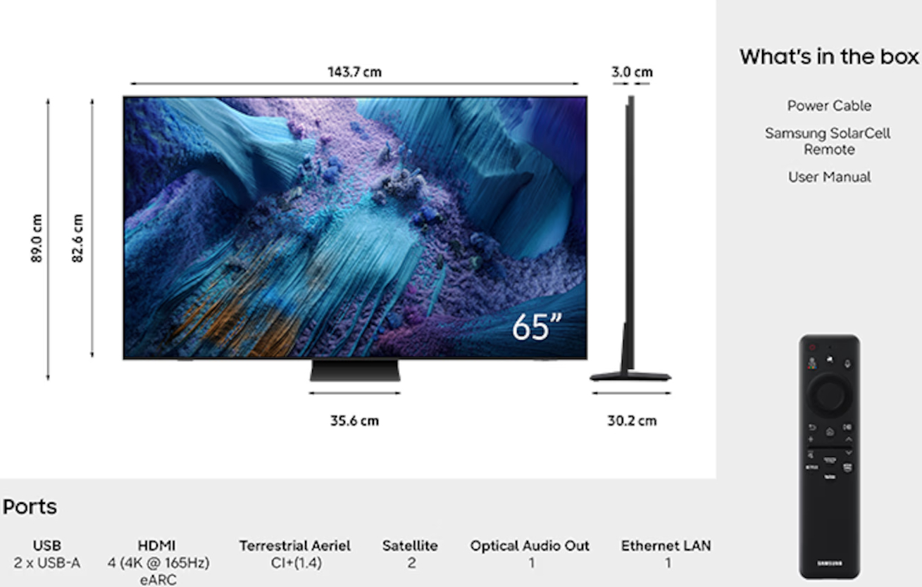 SAMSUNG Televisie 85" MicroRGB 4K (UHD) - MRE85R95HATXXN