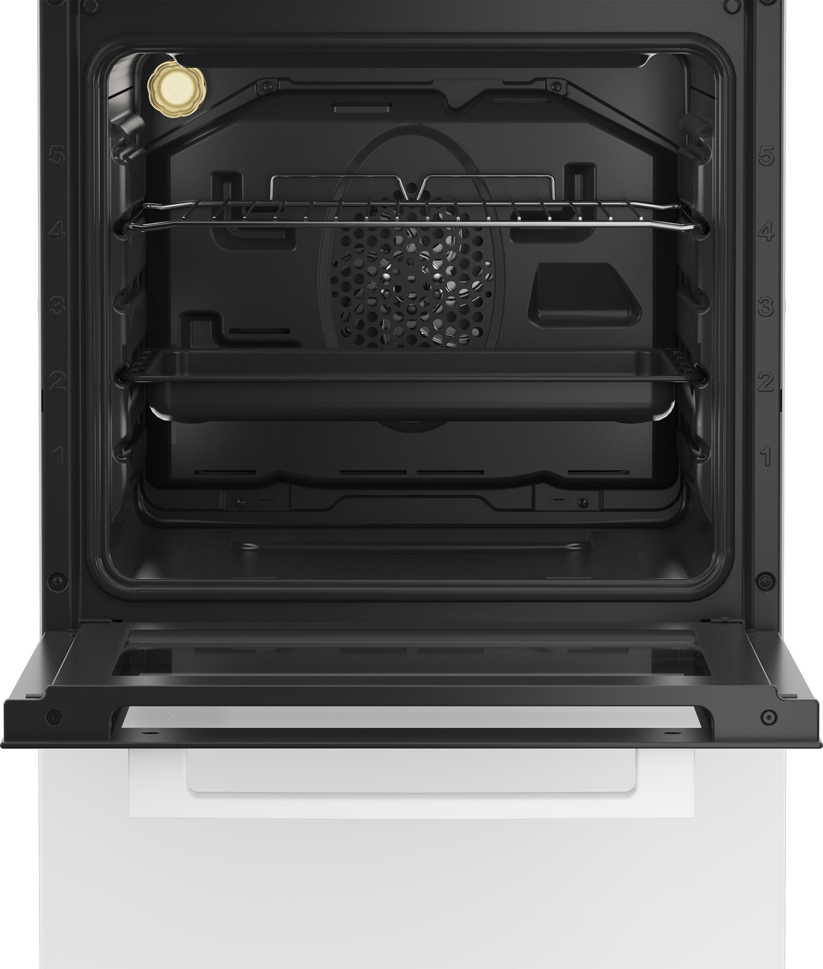 BEKO fornuis met keramische kookplaat - 50cm - FSM57100GW