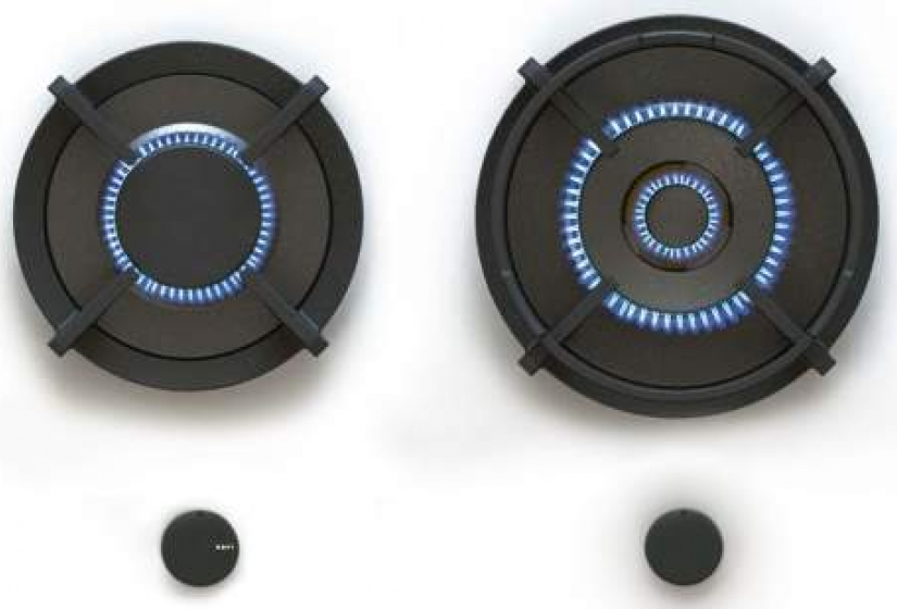 NOVY gaskookplaat - domino - 56082