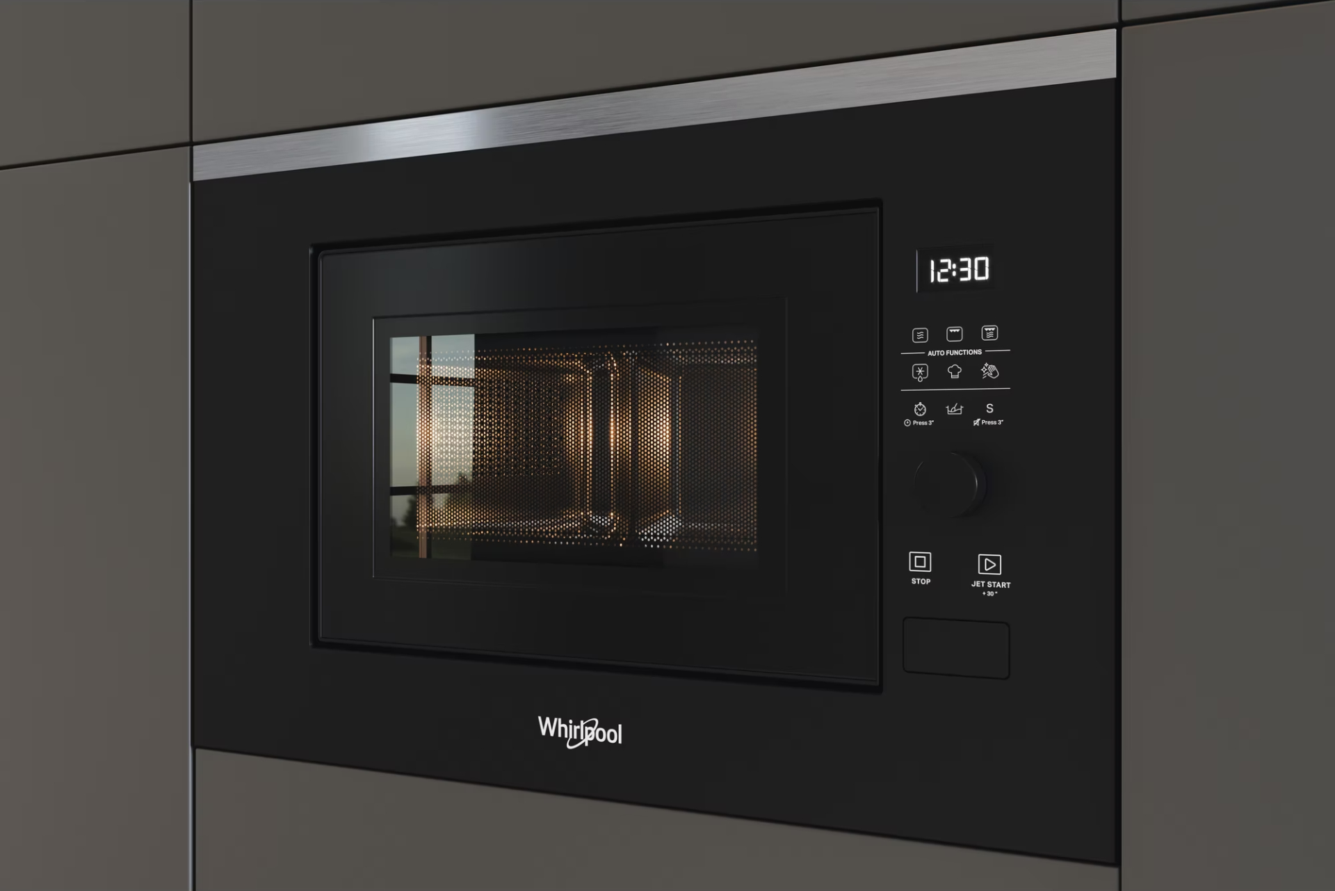 WHIRLPOOL microgolfoven met grill - 39cm - WMF200G