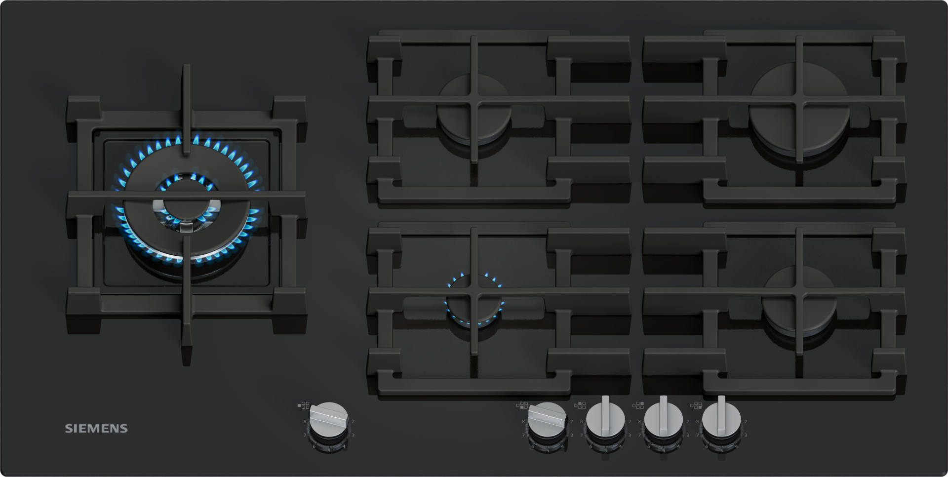 SIEMENS IQ500 gaskookplaat - 90cm - EP9A6MI40