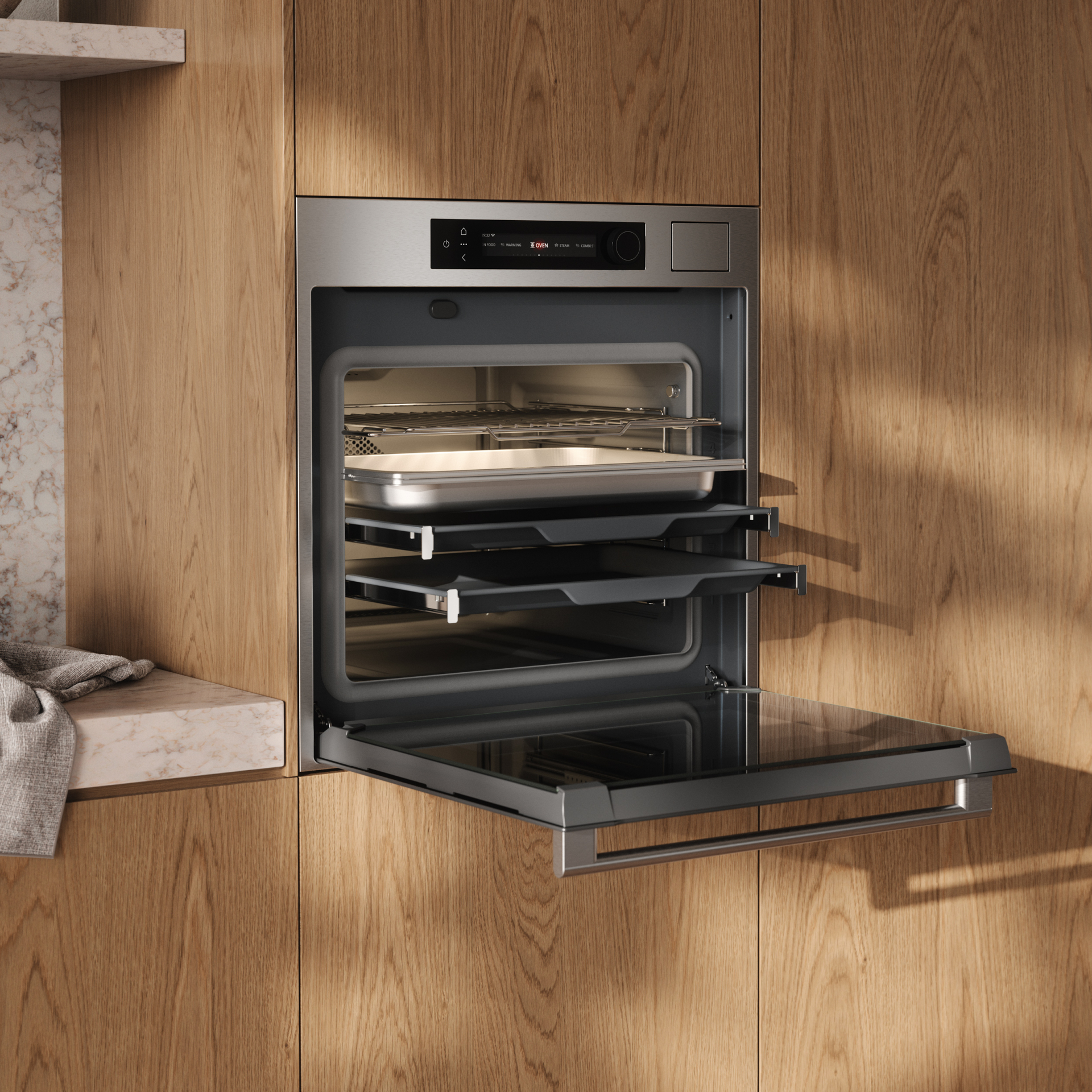 ATAG multifunctionele oven met stoom - 60cm - CS8611D