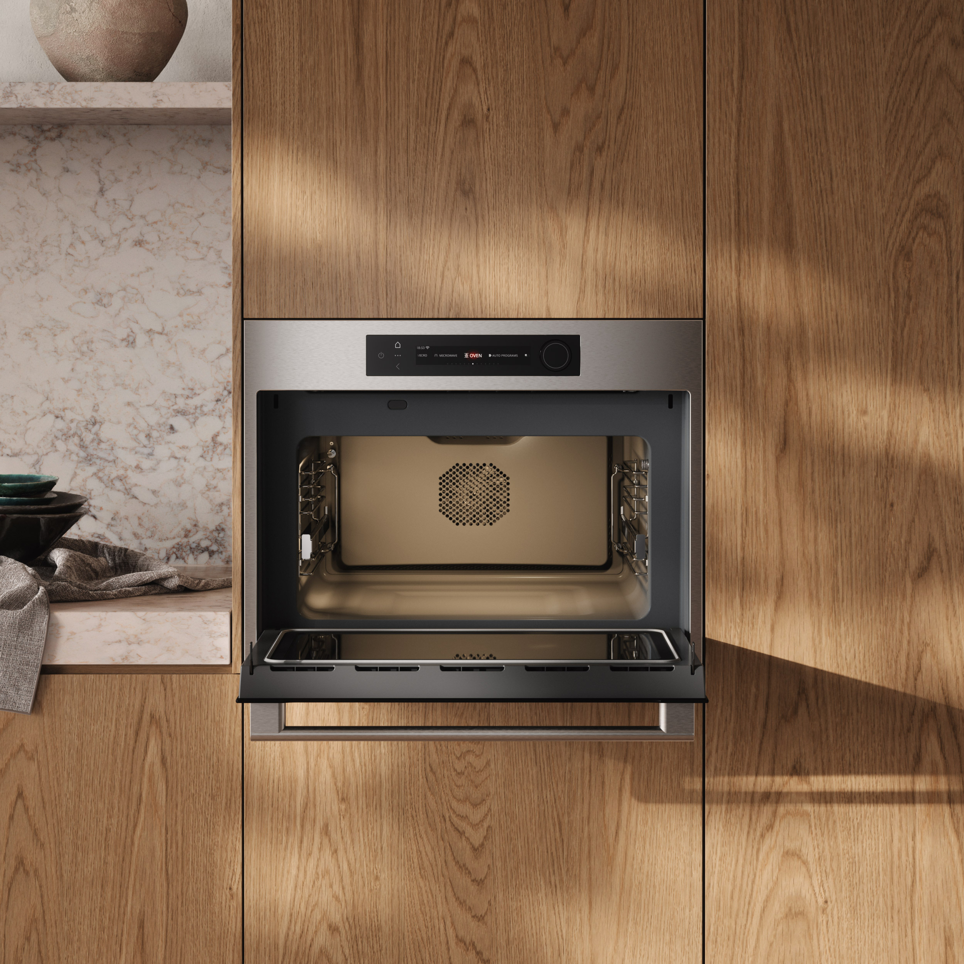 ATAG multifunctionele oven met microgolfoven - 45cm - CX8411D