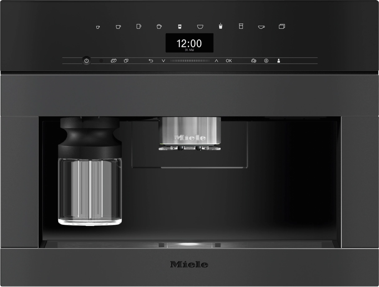 MIELE CVA7440125GALAEDITIONOBSIDIENBLACKMATT VITROLINE inbouw koffiemachine - 45cm