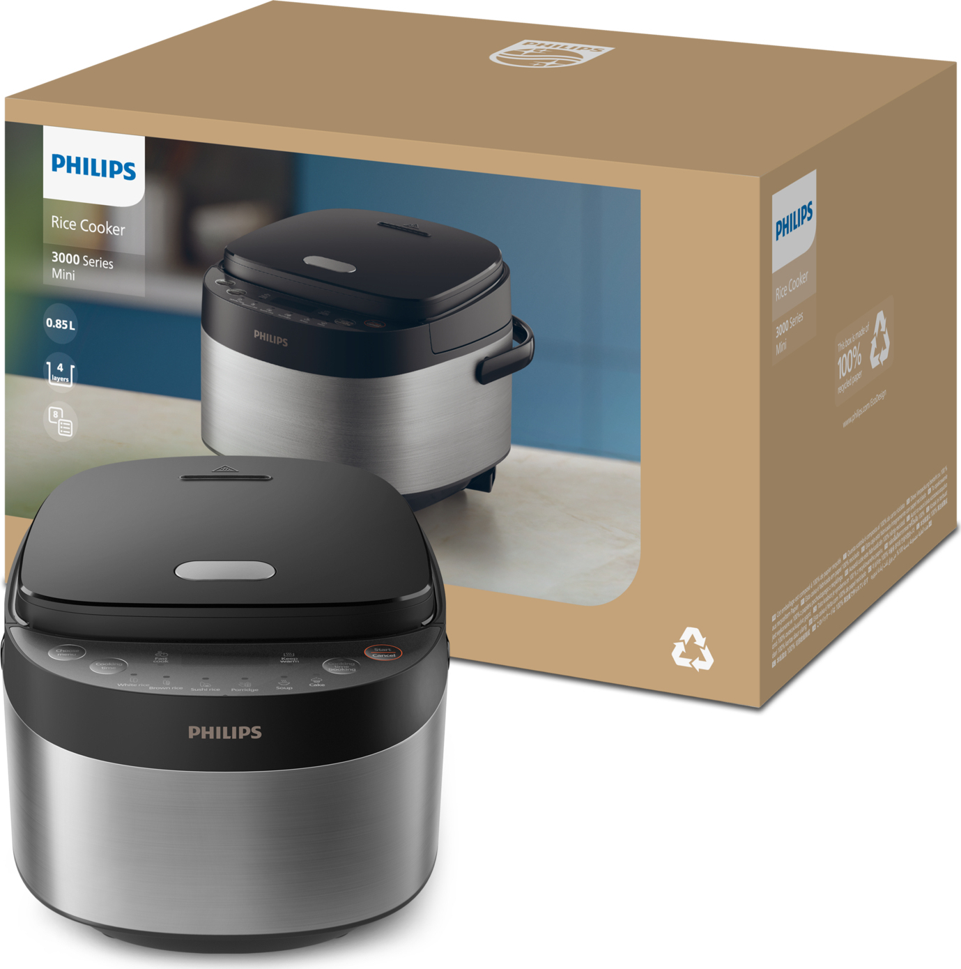 PHILIPS rijstkoker - PDHD3093/80