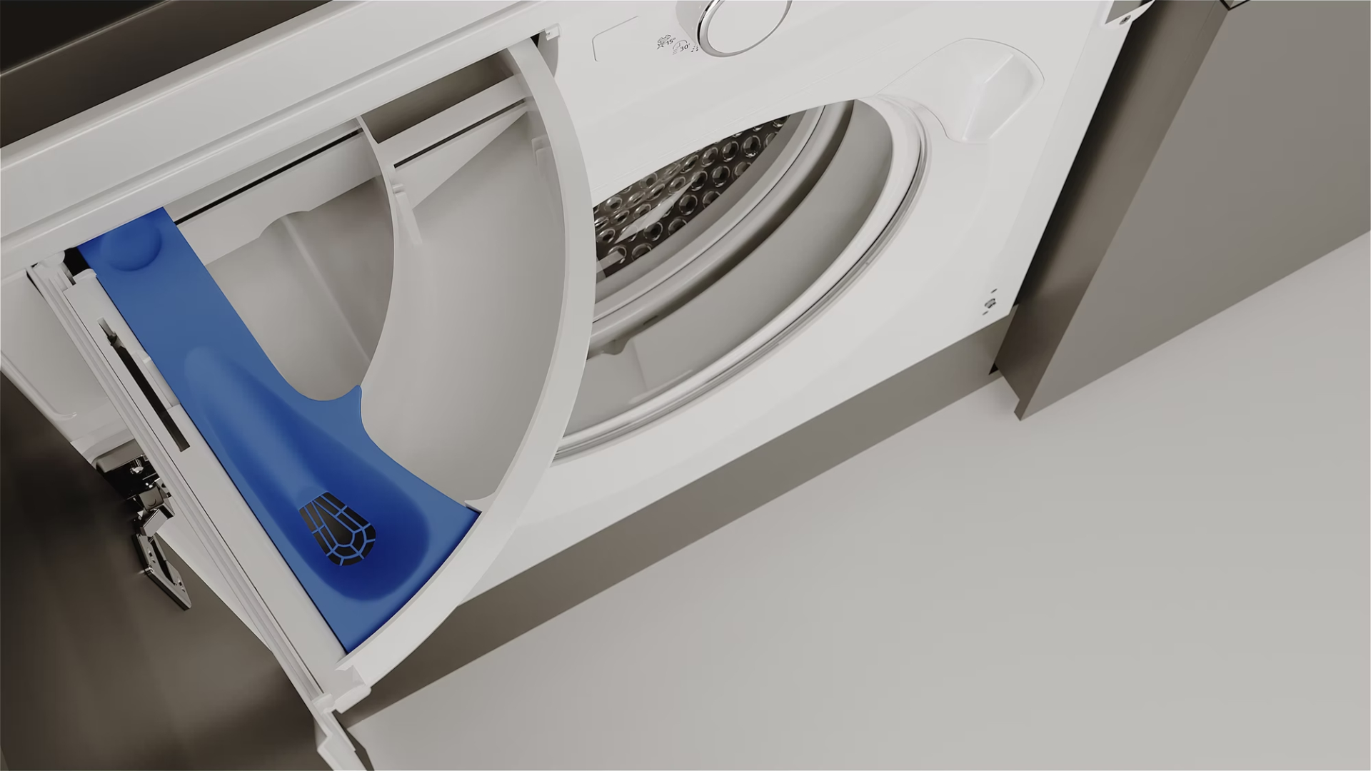 WHIRLPOOL Inbouw was-droogcombinatie 6 kg - BIWDWG961485EU