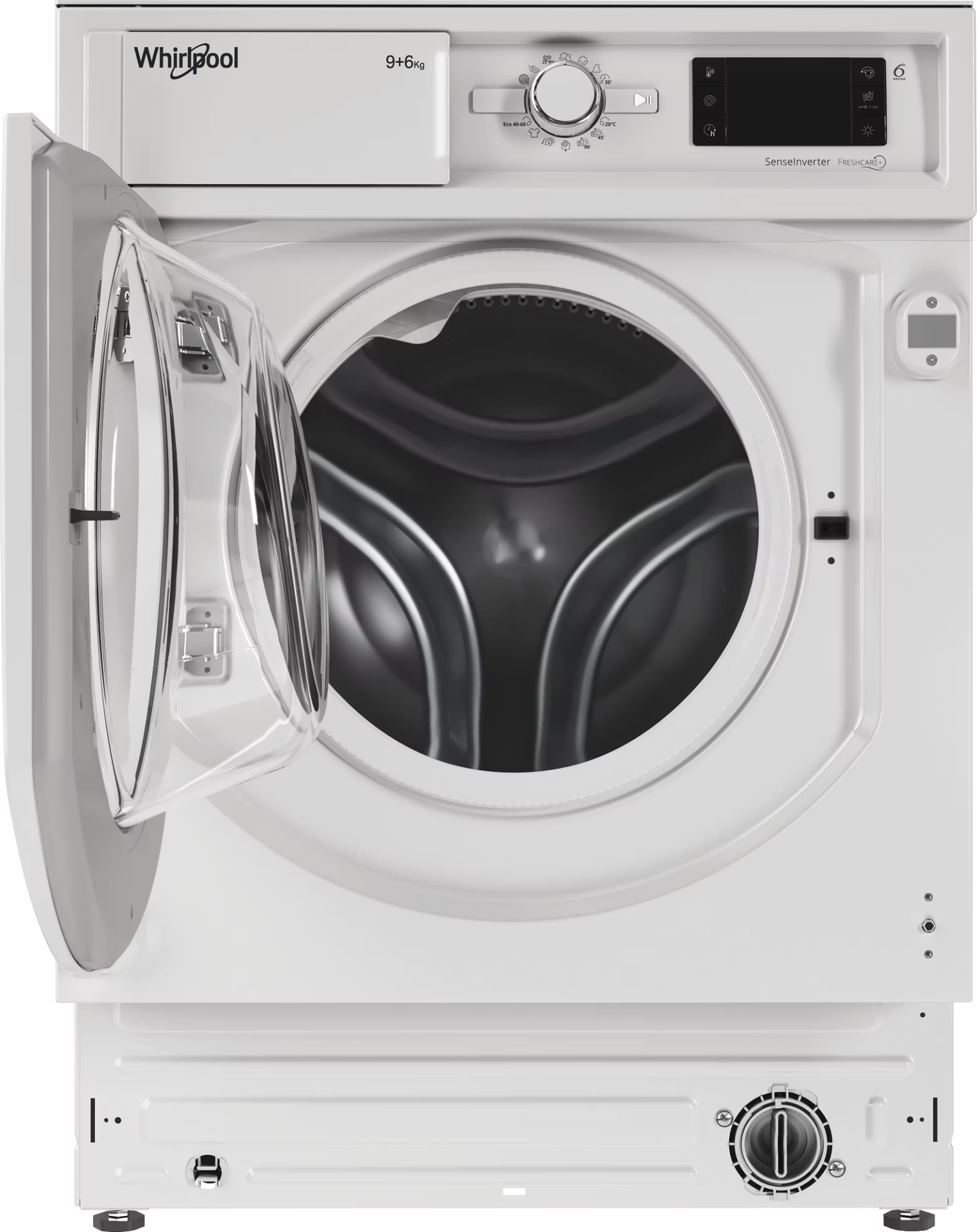 WHIRLPOOL Inbouw was-droogcombinatie 6 kg - BIWDWG961485EU