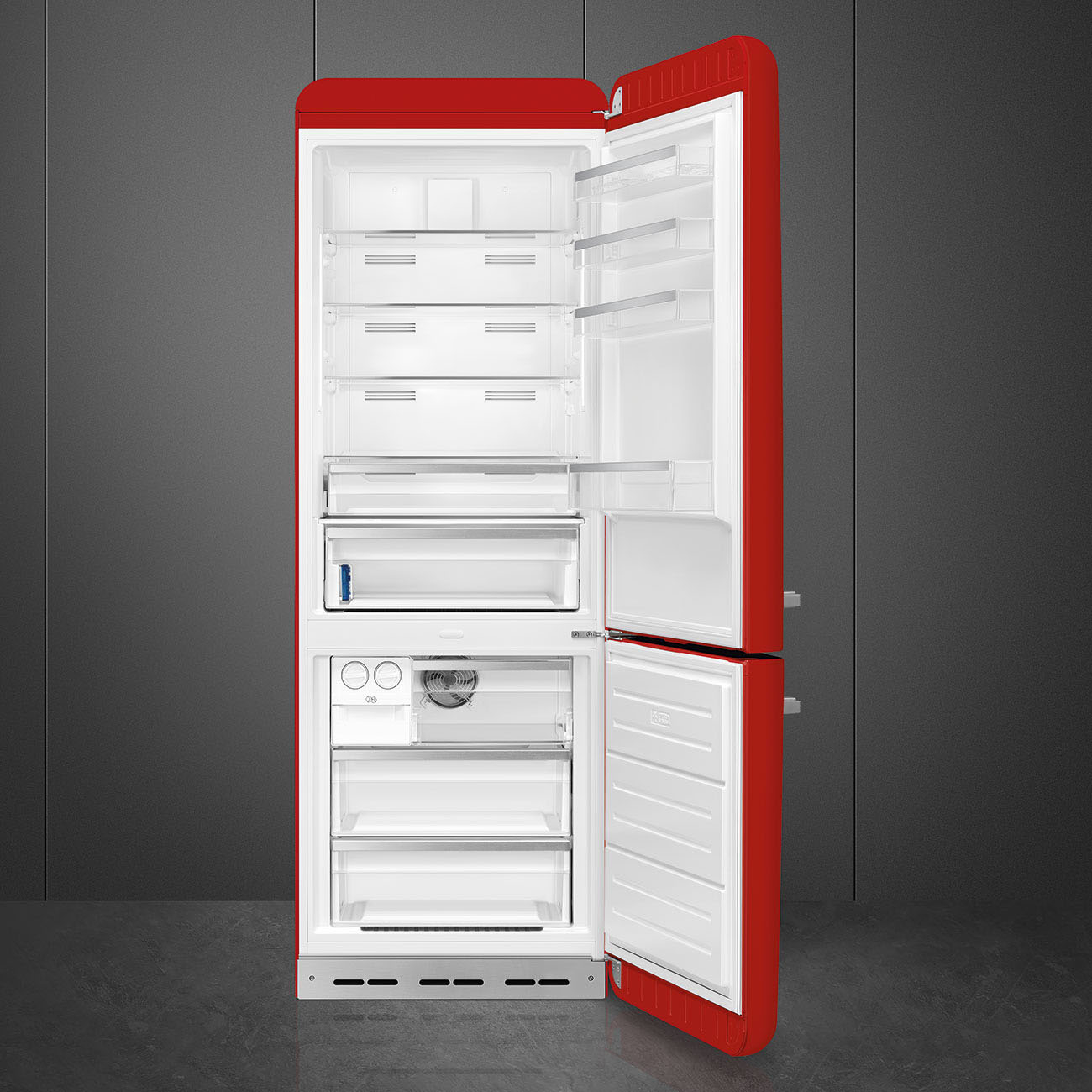 SMEG vrijstaande koel-/vriescombinatie - 205cm - FAB38RRD6