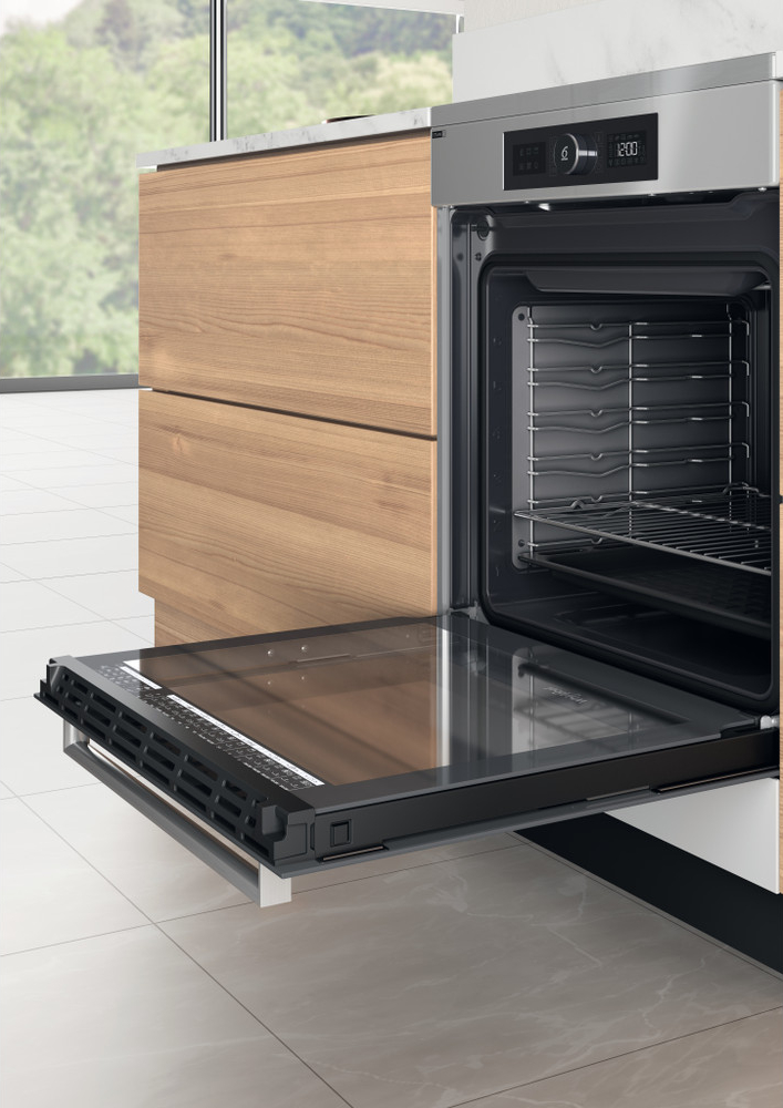 WHIRLPOOL fornuis met inductie kookplaat - 60cm - WS68IB8ACX/FR