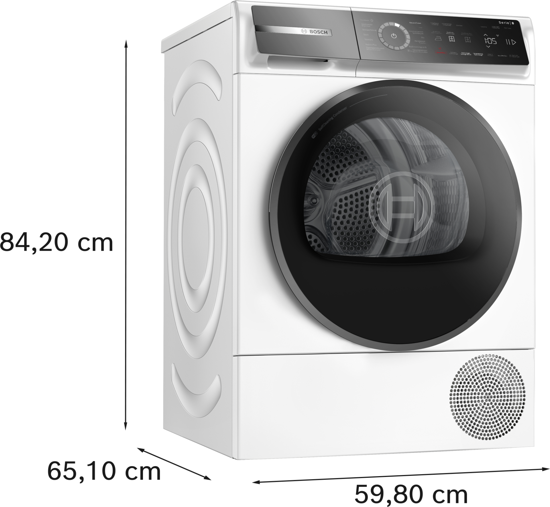 BOSCH SERIE 8 Droogkast 9 kg - WQB246CWFG